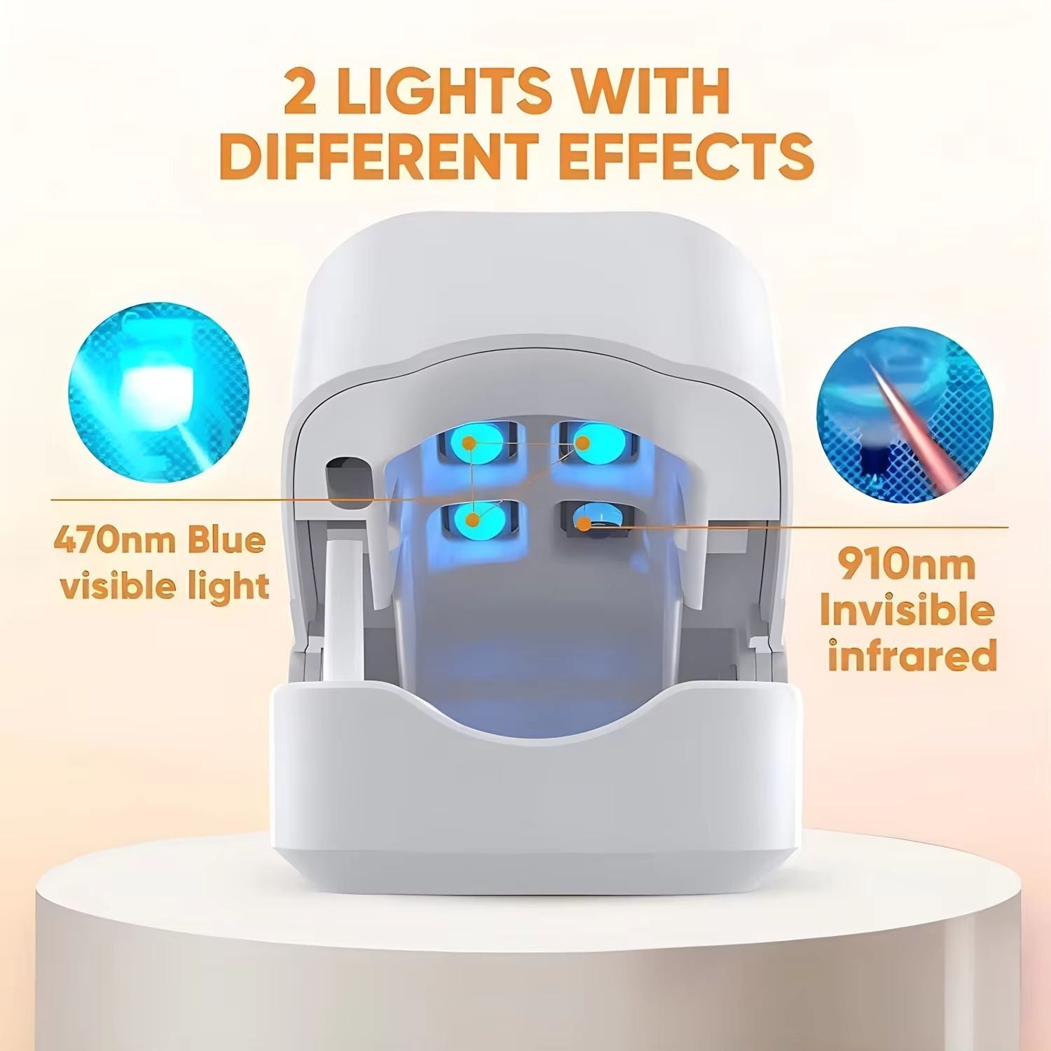 Nail Fungus Laser Treatment LED Light Device Effective Rechargeable Nail Fungus Remover Nail Fungus Cleaning Laser Device Repair Damaged Discolored Thick Fingernails