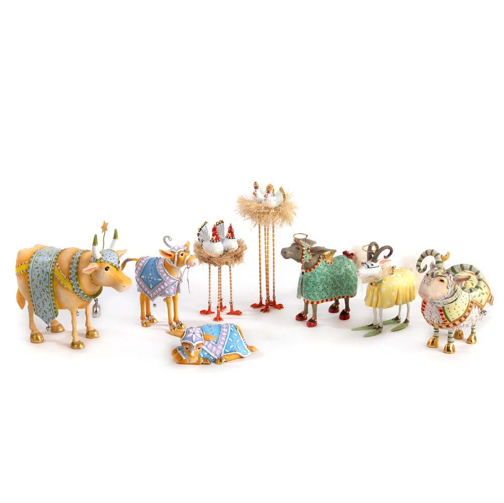 Nativity Manger Cow Figure by Patience Brewster