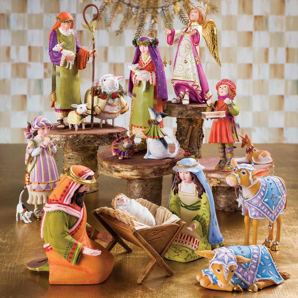 Nativity Rejoicing Angel Figure by Patience Brewster
