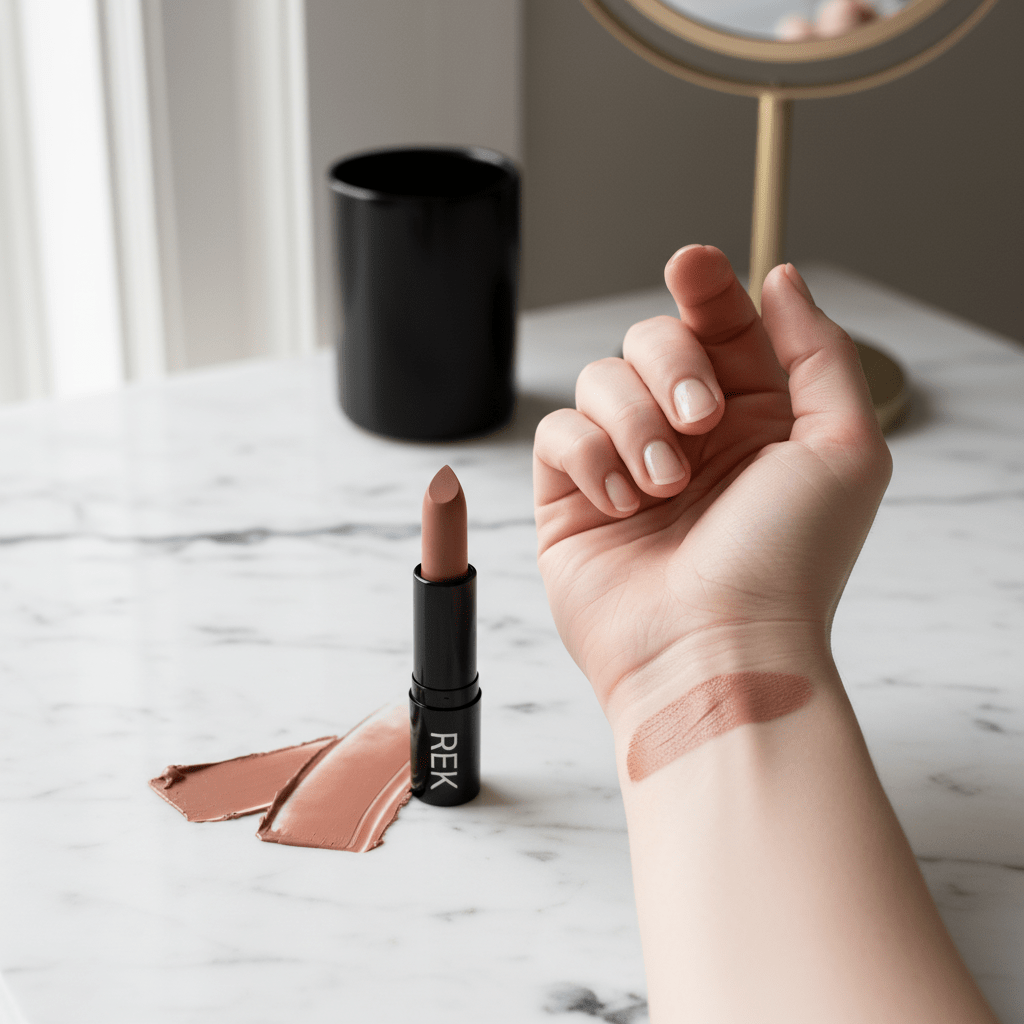 Cream Lipstick Collection | REK Cosmetics | Creamy Satin Finish, Longwear Formula