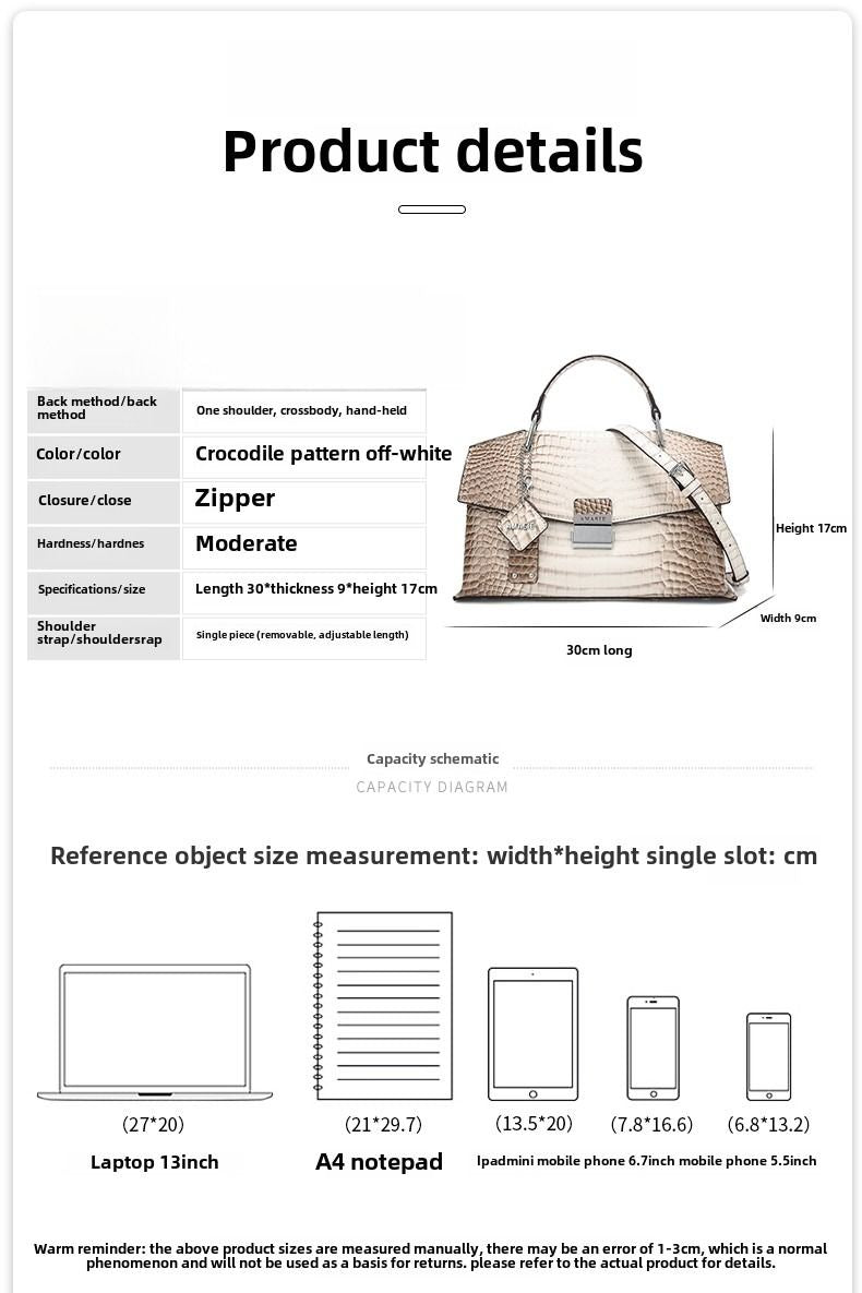 New advanced texture handheld messenger bag cross-border hot models women's bags new products