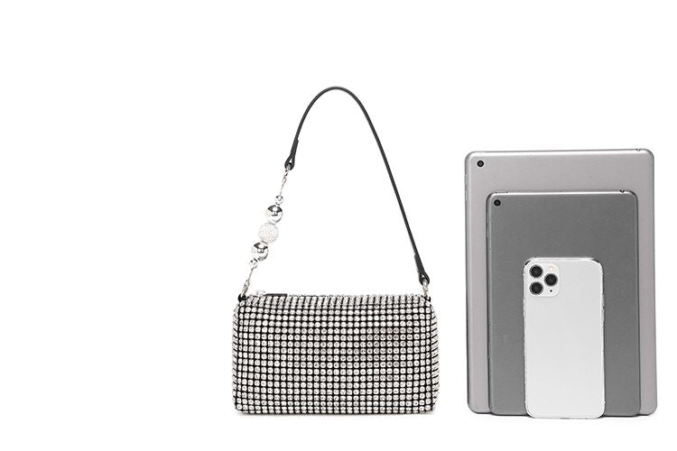 New bag cross-border personalized women's bags with diamonds handbag tide fashion versatile Yangqi shoulder bag