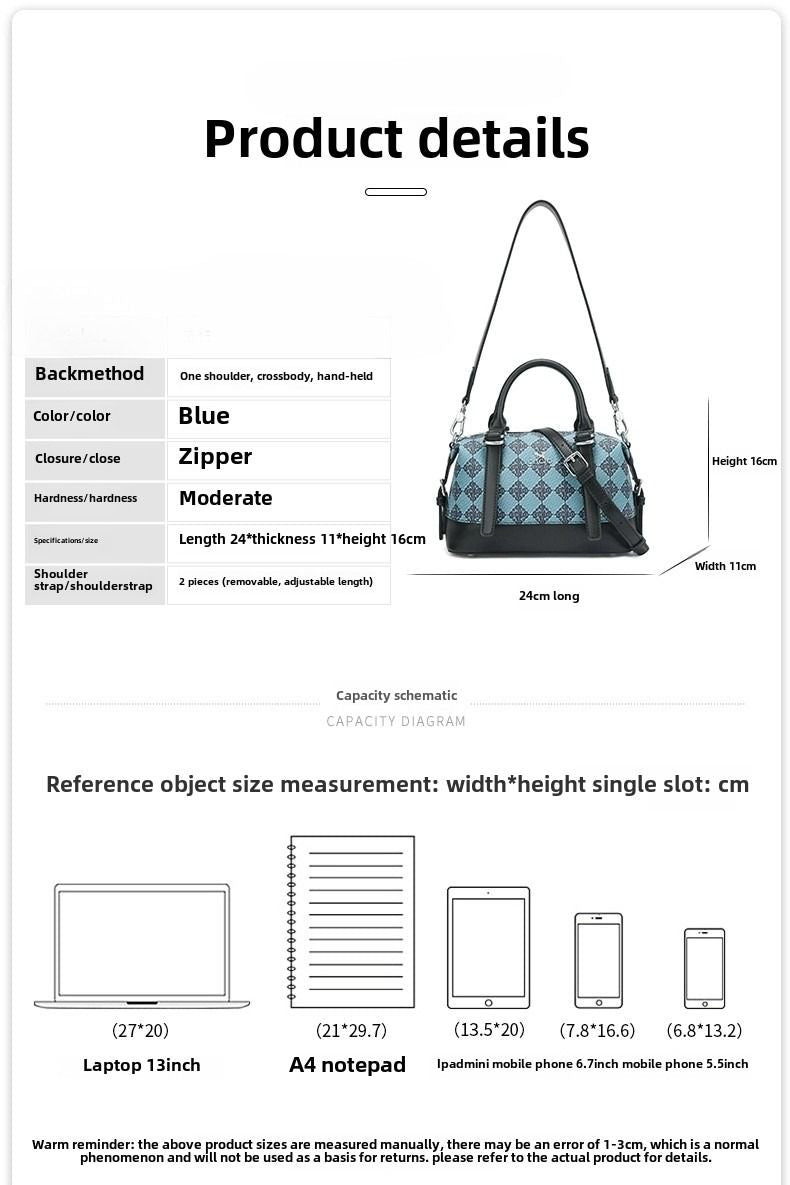 New Blue Square Pillow Bag Hundreds of exquisite models handbag small bag hot models women's bags