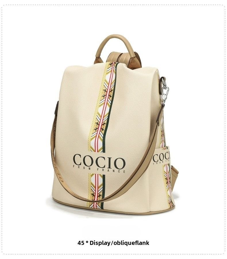 New Colorful Beige Shoulder Bag Simple Hundred models Women's Travel Backpack Cross-border Hot models Women's Bags