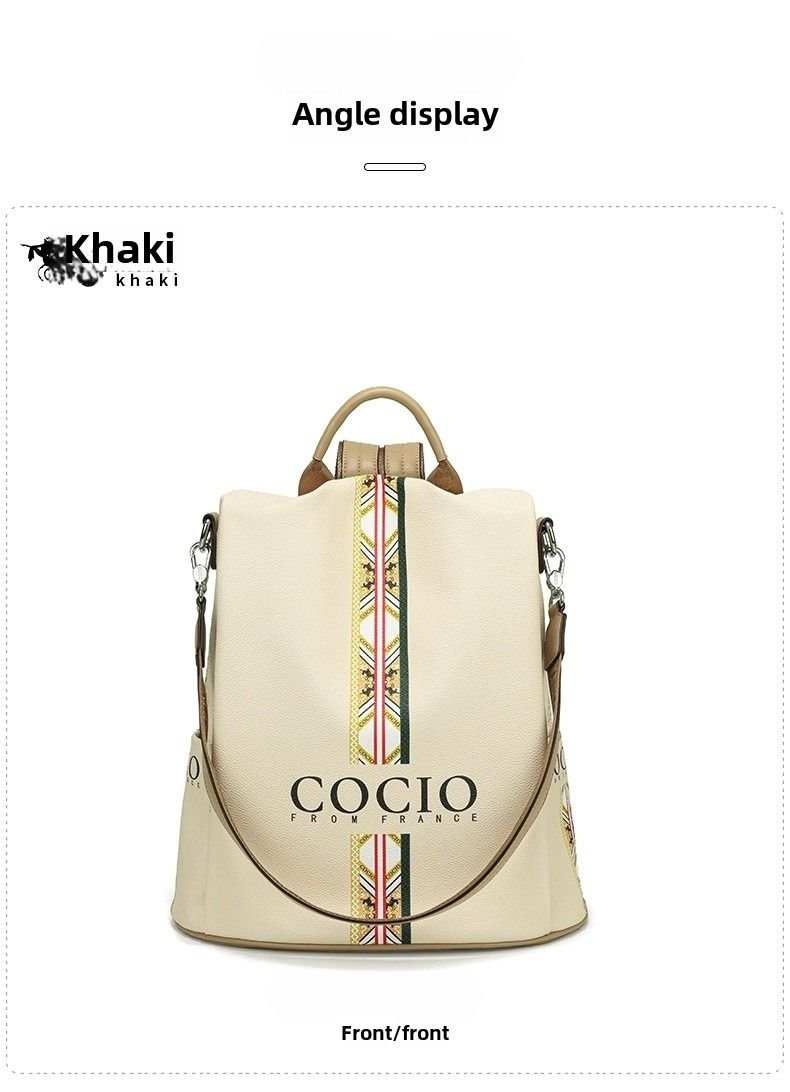 New Colorful Beige Shoulder Bag Simple Hundred models Women's Travel Backpack Cross-border Hot models Women's Bags
