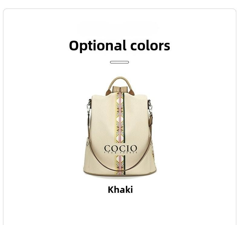 New Colorful Beige Shoulder Bag Simple Hundred models Women's Travel Backpack Cross-border Hot models Women's Bags