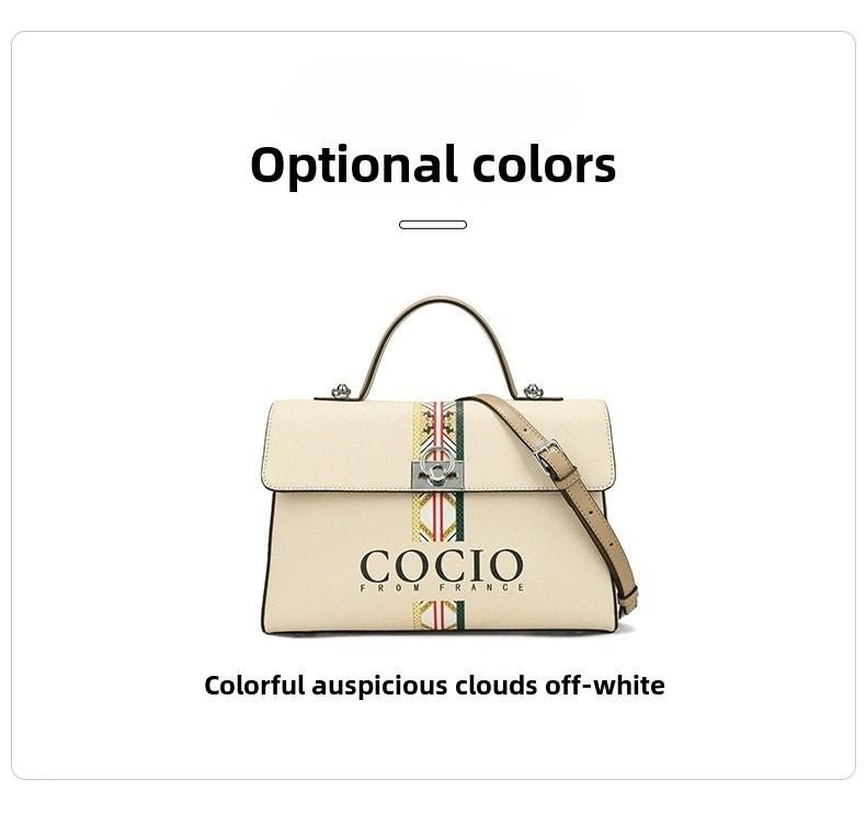 New colorful white series handbag messenger bag niche design models shoulder handbag cross-border hot models