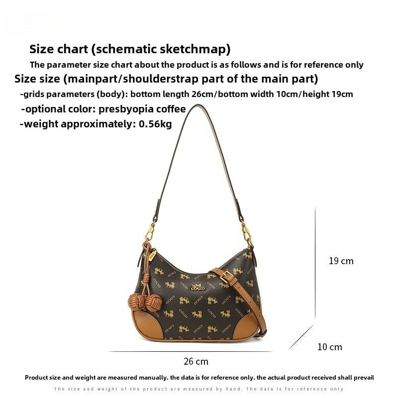 New letters printed series of shoulder armpit bag simple versatile crescent moon bag hot models of women's bags