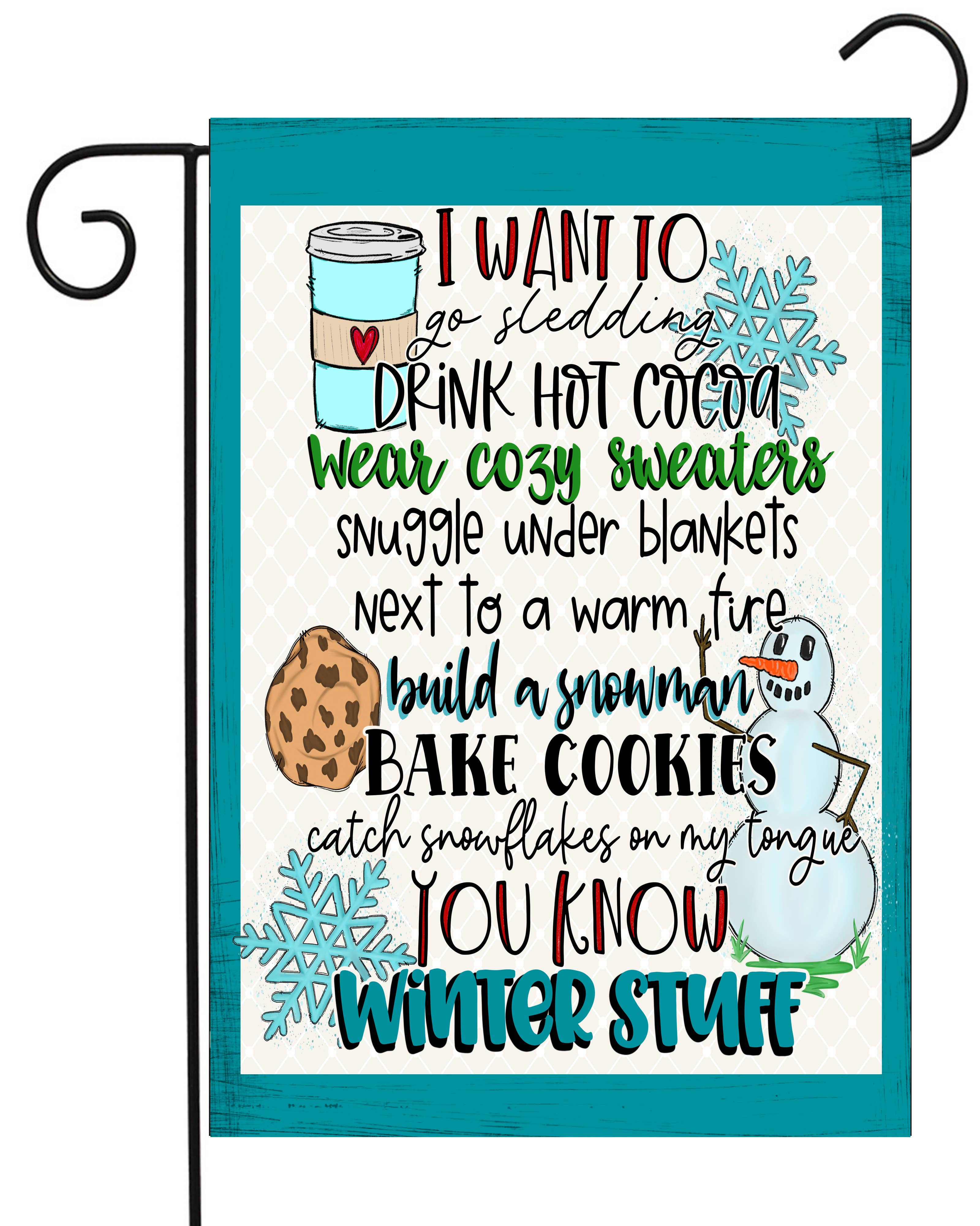 I Want To Garden Flag