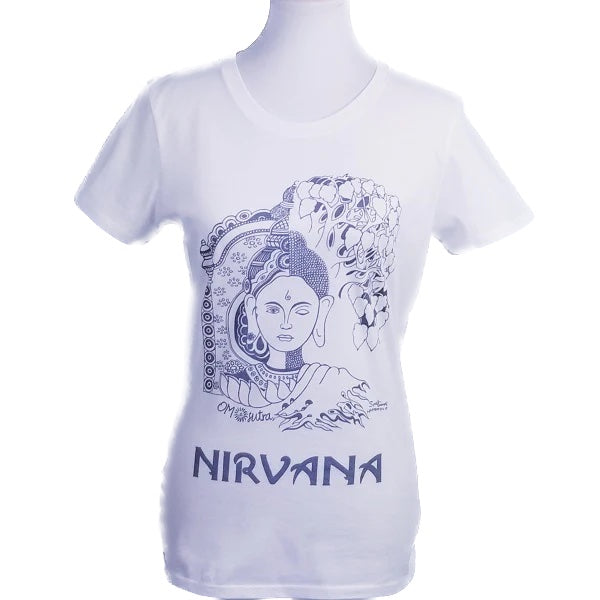 NIRVANA Tee - An art of practicing Mindfulness by OMSutra