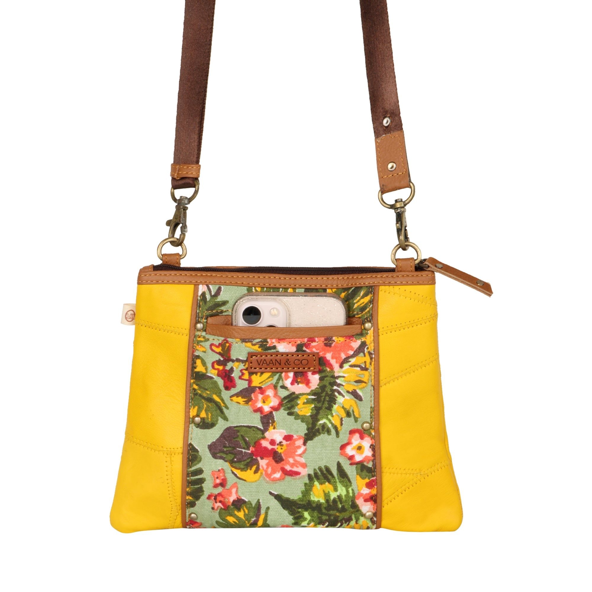 Noa Angled Crossbody Bag - Summer Jungle