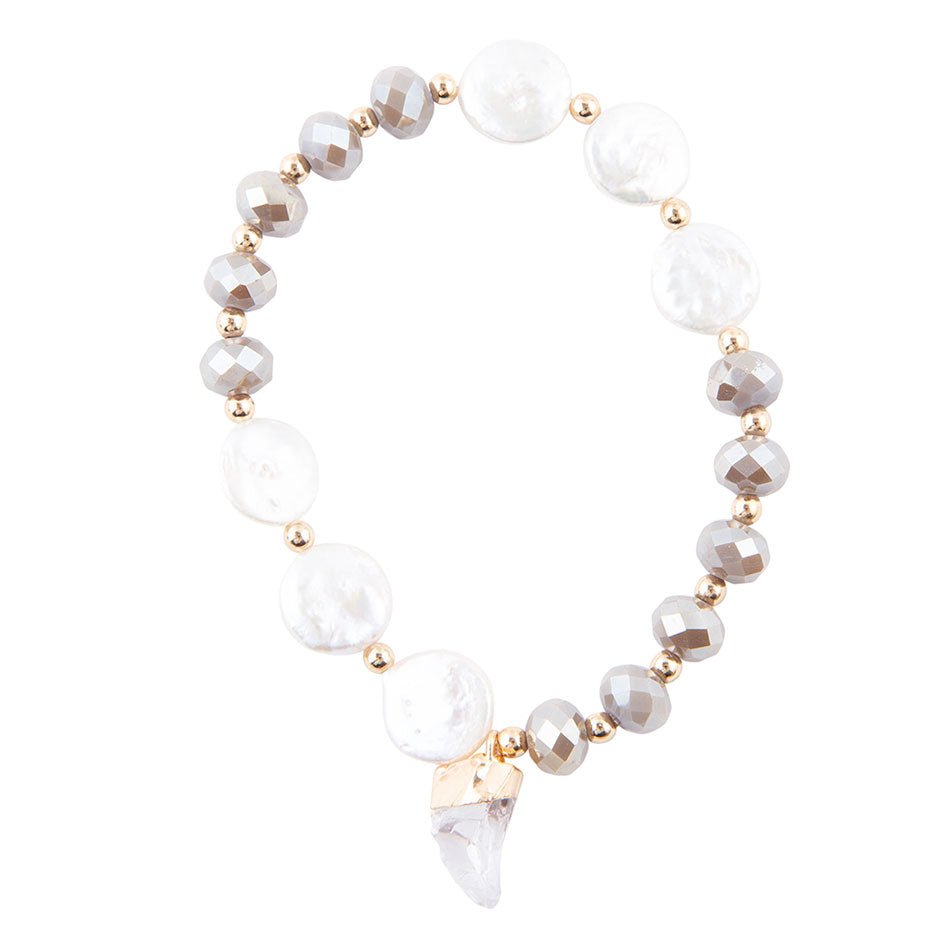 Noche Pearl Stretch Bracelet