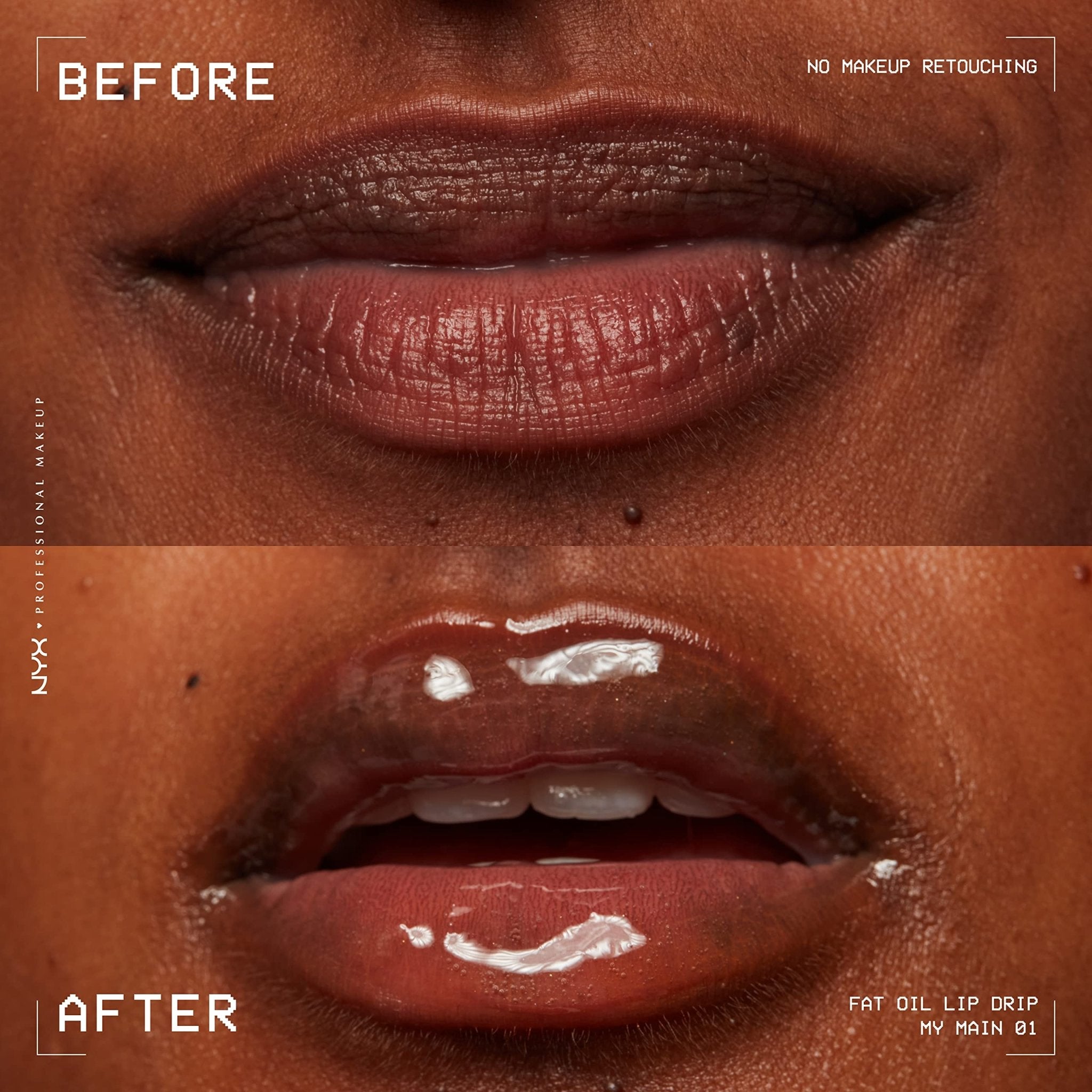 NYX PROFESSIONAL MAKEUP Fat Oil Lip Drip, Moisturizing Lip Oil Gloss, Vegan Tinted Formula, Up to 12 HR Hydration - Missed Call (Sheer Pink)