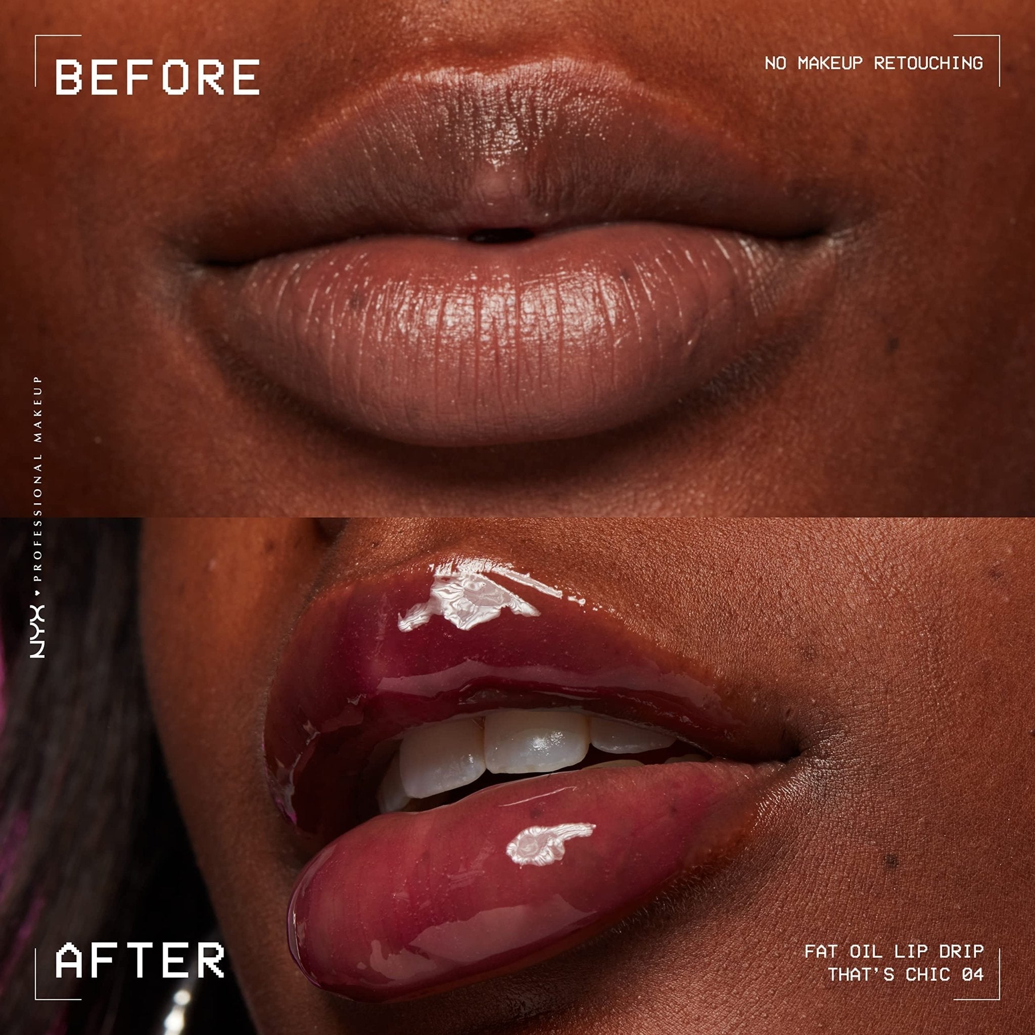 NYX PROFESSIONAL MAKEUP Fat Oil Lip Drip, Moisturizing Lip Oil Gloss, Vegan Tinted Formula, Up to 12 HR Hydration - Missed Call (Sheer Pink)