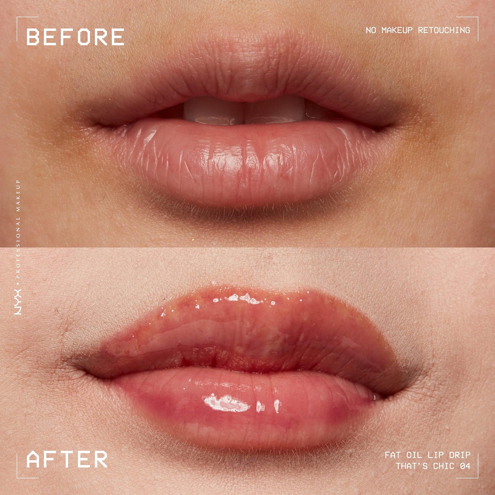 NYX PROFESSIONAL MAKEUP Fat Oil Lip Drip, Moisturizing Lip Oil Gloss, Vegan Tinted Formula, Up to 12 HR Hydration - Missed Call (Sheer Pink)