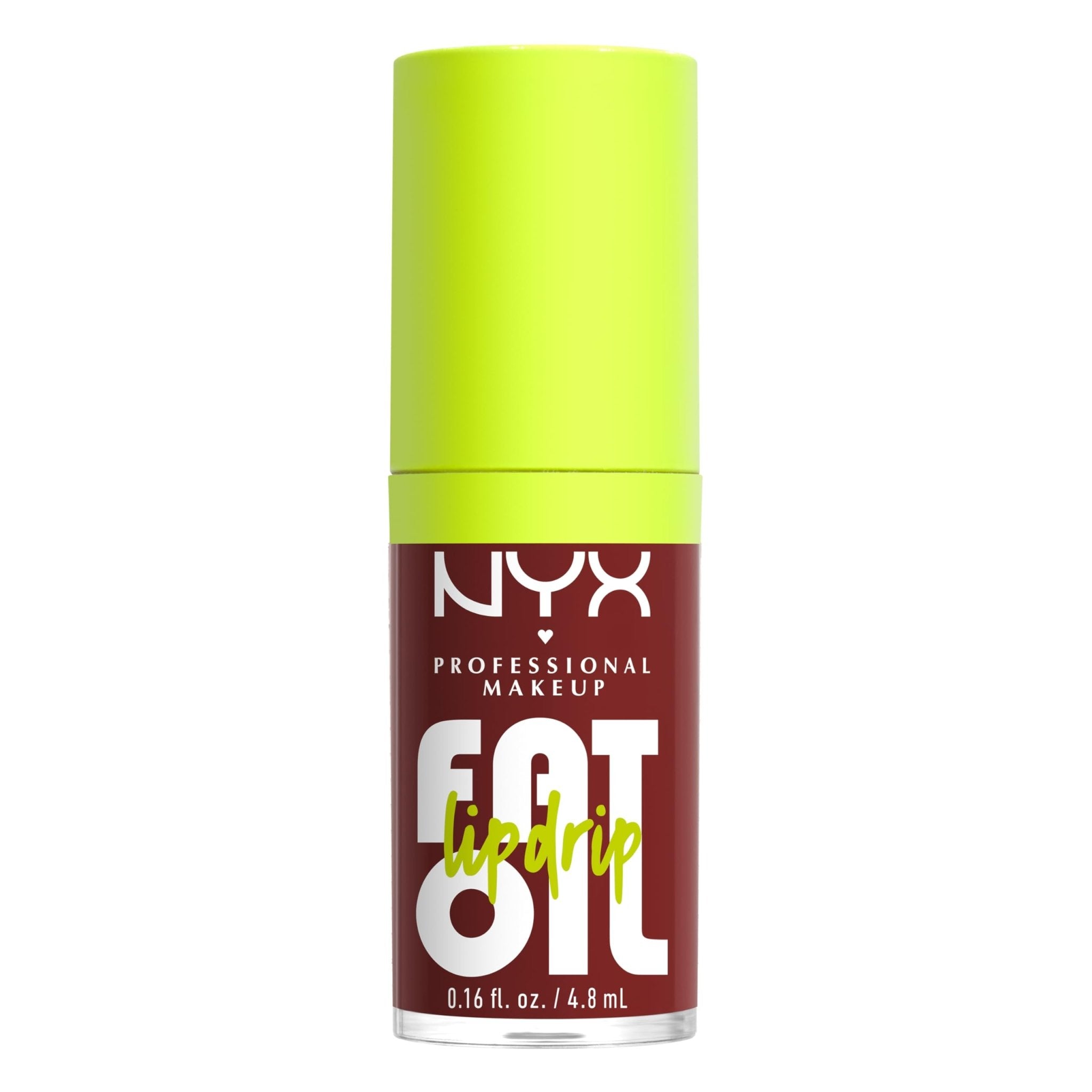 NYX PROFESSIONAL MAKEUP Fat Oil Lip Drip, Moisturizing Lip Oil Gloss, Vegan Tinted Formula, Up to 12 HR Hydration - Missed Call (Sheer Pink)