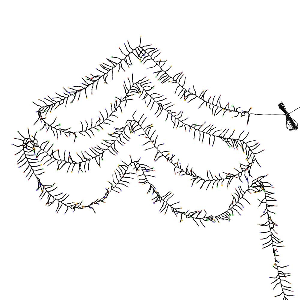 2000-Light Multi-Color LED Cluster Light Set