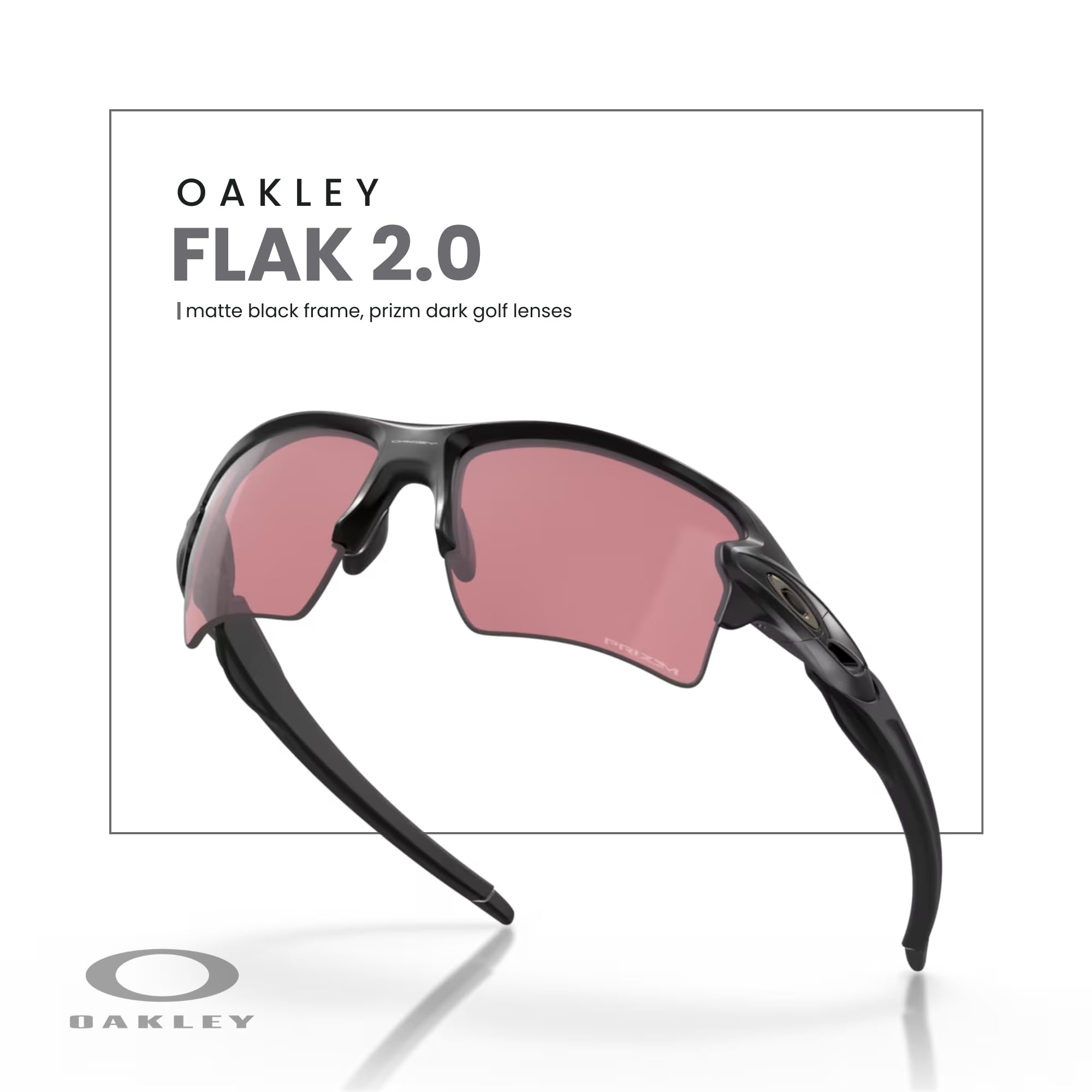 Oakley Flak 2.0 XL OO9188 Rectangle Sunglasses For Men + BUNDLE Leash + Designer iWear Care Kit