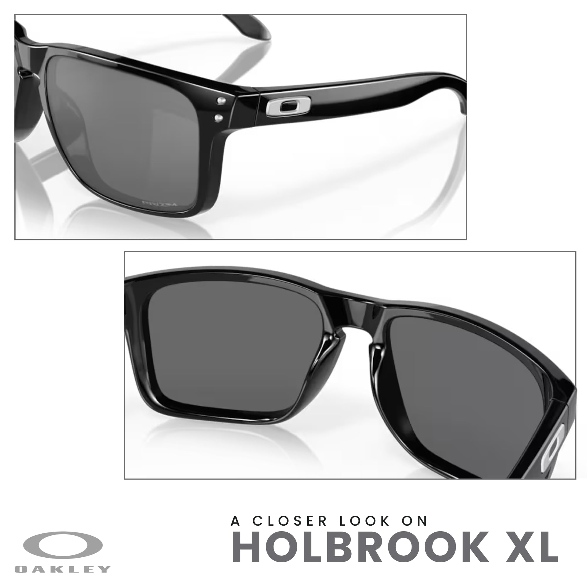 Oakley Holbrook XL OO9417 Square Sunglasses For Men+ BUNDLE Leash +Designer iWear Care Kit