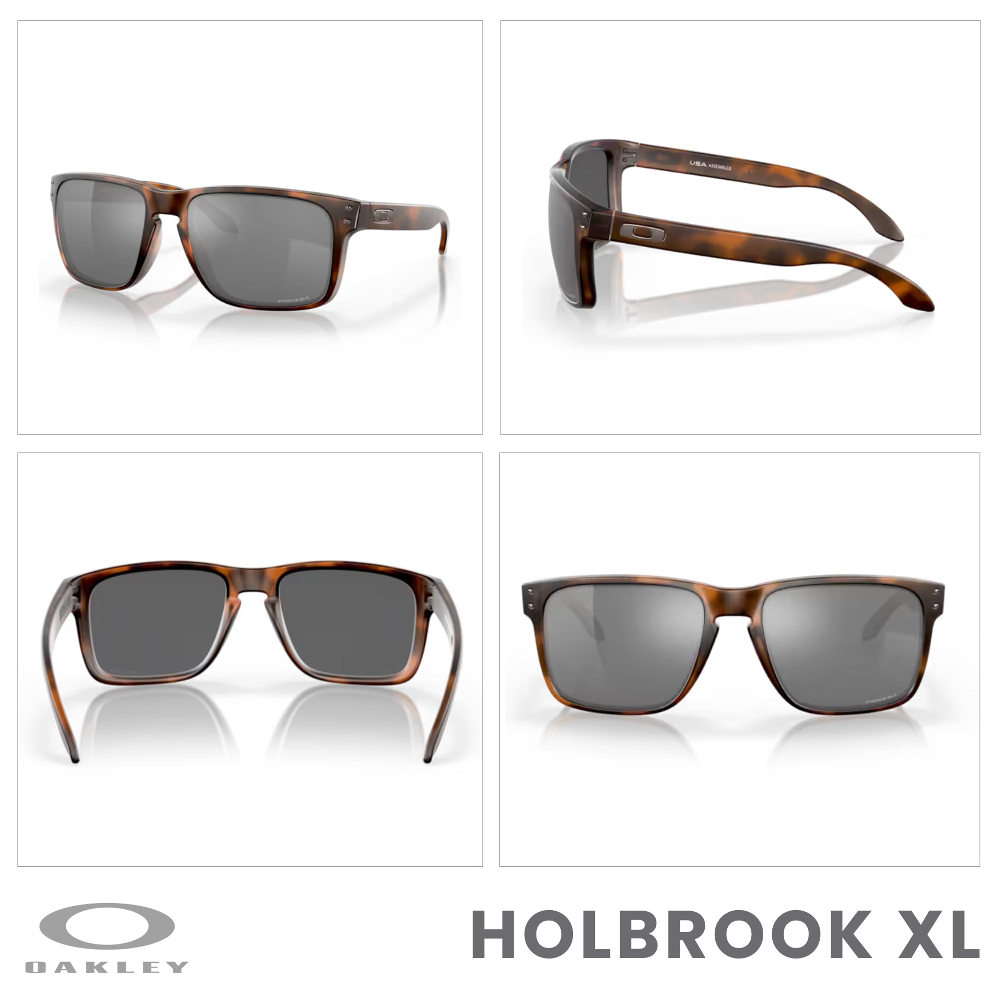 Oakley Holbrook XL OO9417 Square Sunglasses For Men+ BUNDLE Leash +Designer iWear Care Kit