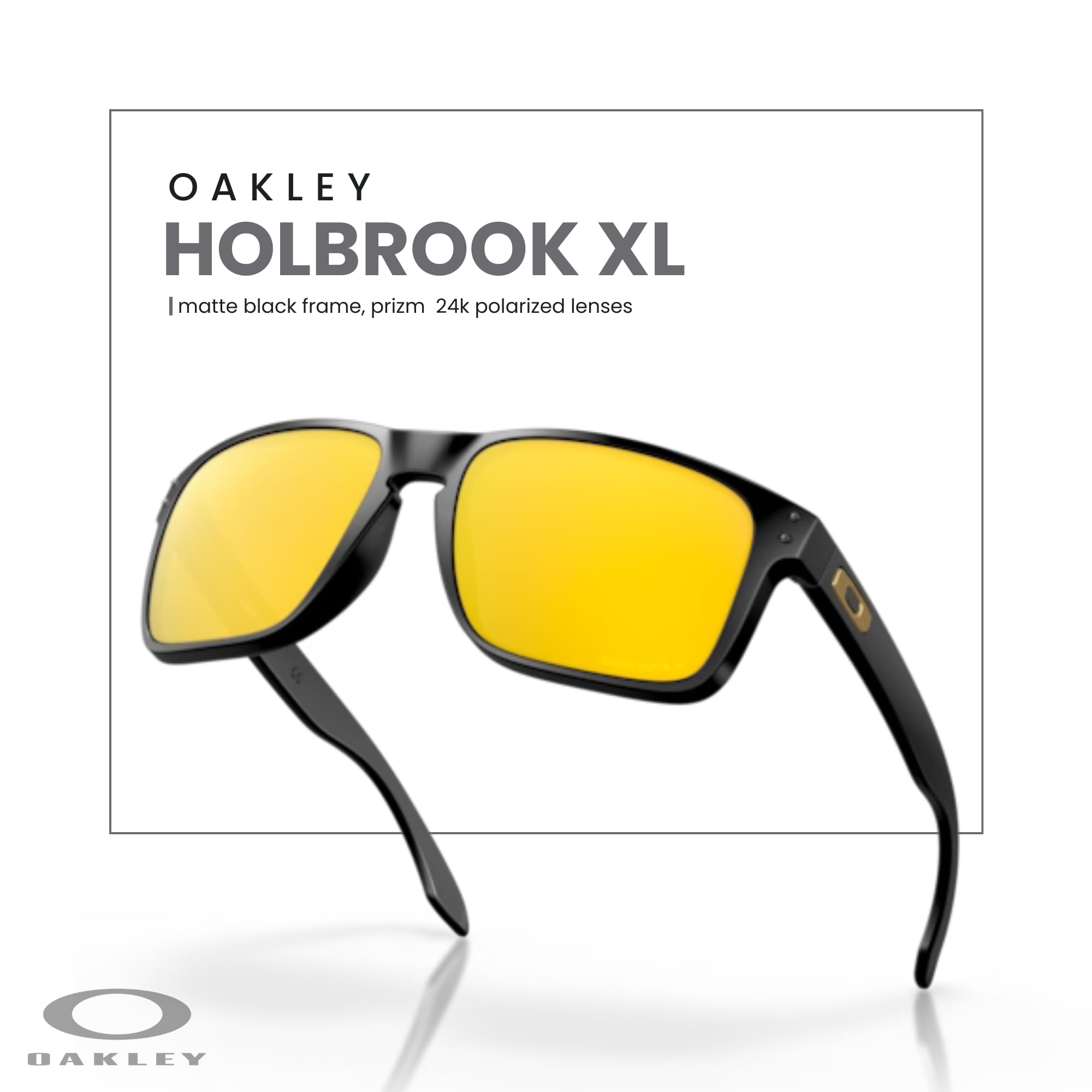 Oakley Holbrook XL OO9417 Square Sunglasses For Men+ BUNDLE Leash +Designer iWear Care Kit