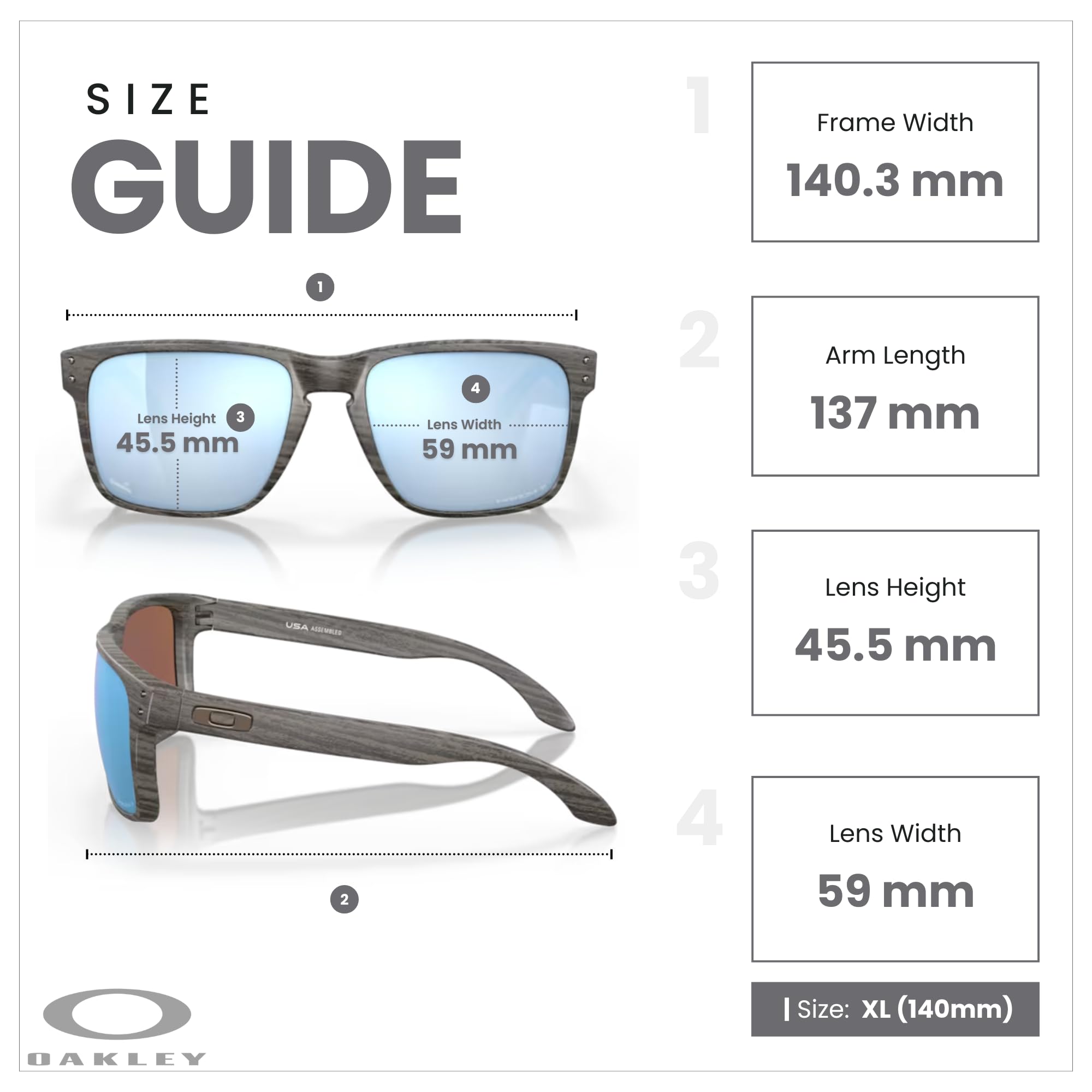 Oakley Holbrook XL OO9417 Square Sunglasses For Men+ BUNDLE Leash +Designer iWear Care Kit