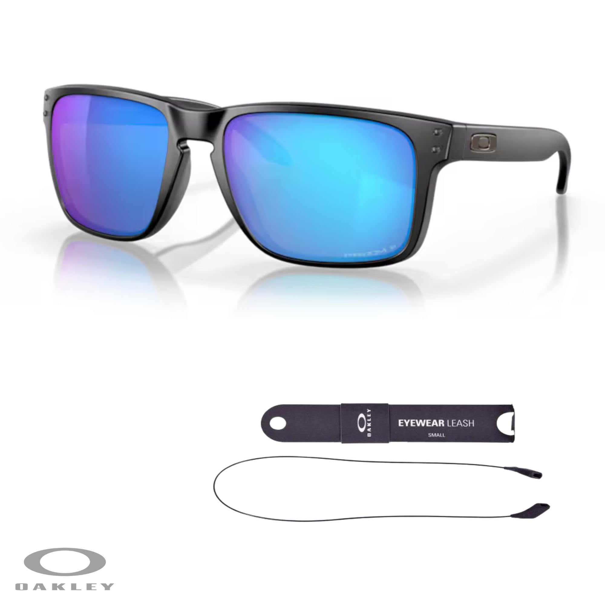 Oakley Holbrook XL OO9417 Square Sunglasses For Men+ BUNDLE Leash +Designer iWear Care Kit