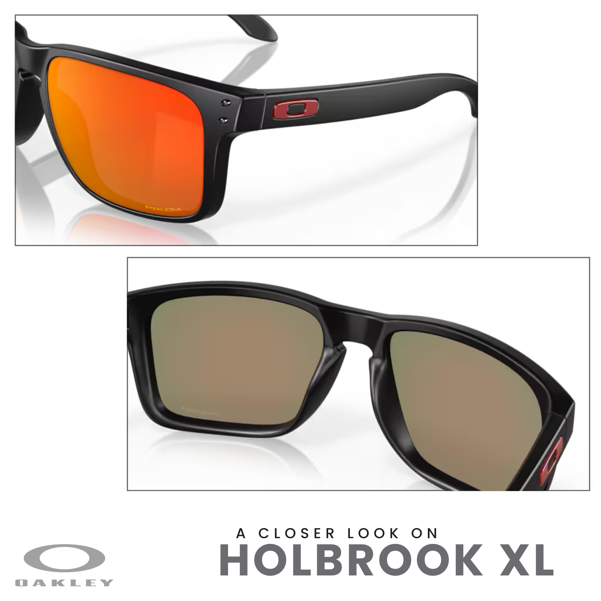 Oakley Holbrook XL OO9417 Square Sunglasses For Men+ BUNDLE Leash +Designer iWear Care Kit