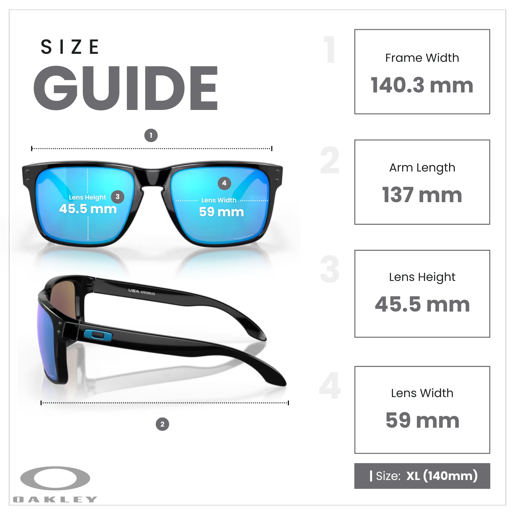 Oakley Holbrook XL OO9417 Square Sunglasses For Men+ BUNDLE Leash +Designer iWear Care Kit