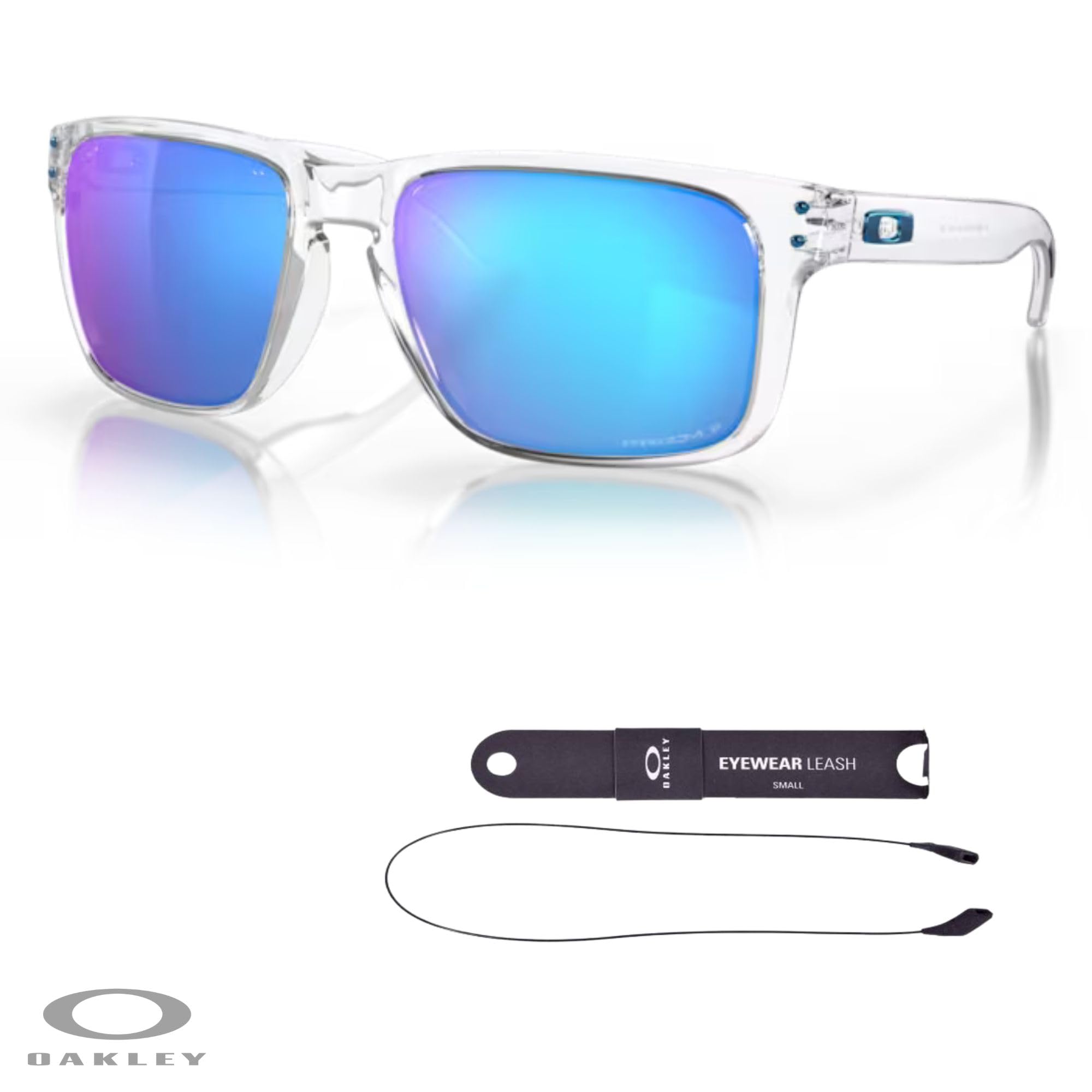 Oakley Holbrook XL OO9417 Square Sunglasses For Men+ BUNDLE Leash +Designer iWear Care Kit