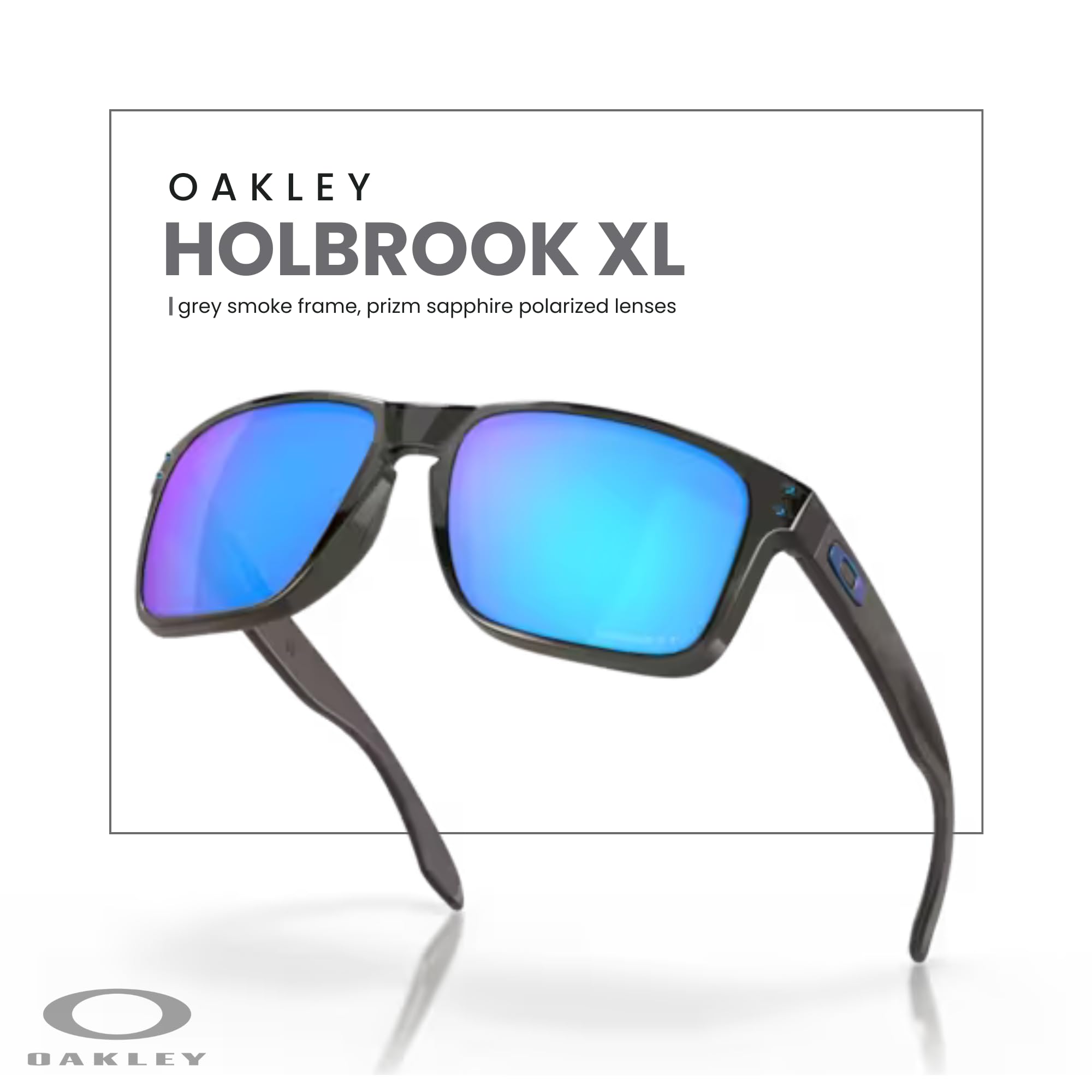 Oakley Holbrook XL OO9417 Square Sunglasses For Men+ BUNDLE Leash +Designer iWear Care Kit