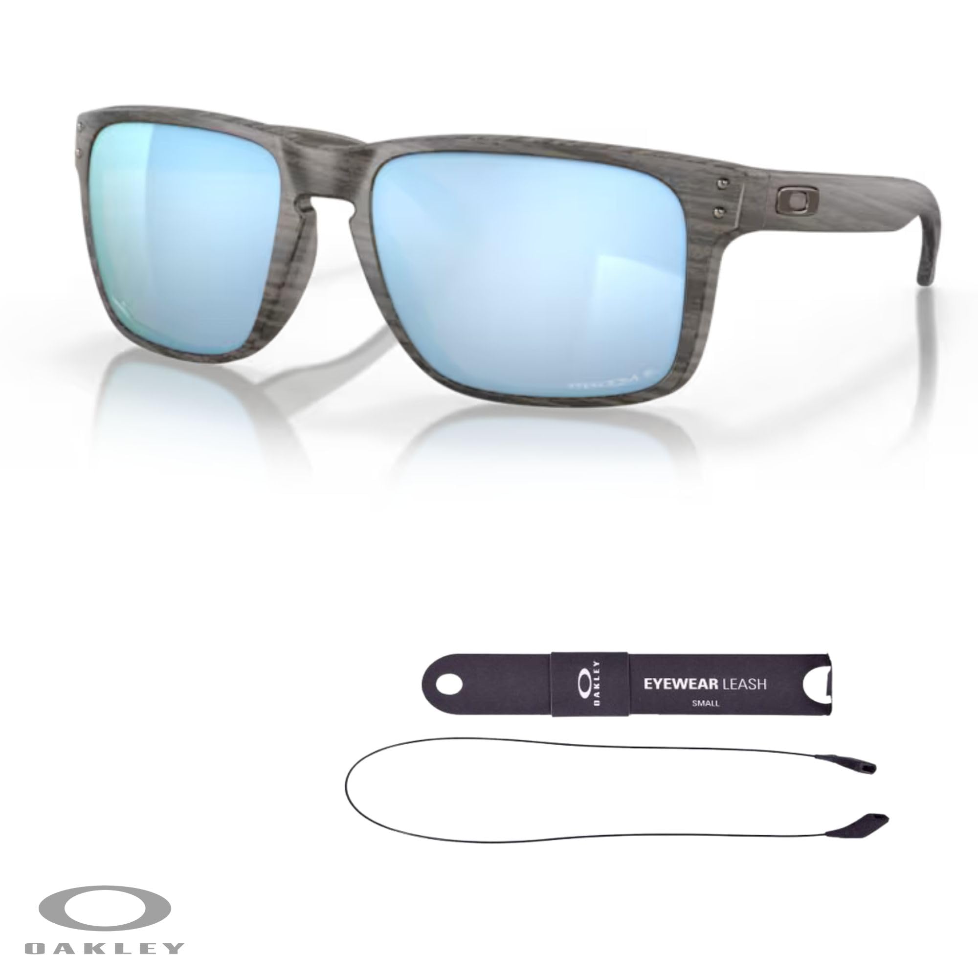 Oakley Holbrook XL OO9417 Square Sunglasses For Men+ BUNDLE Leash +Designer iWear Care Kit