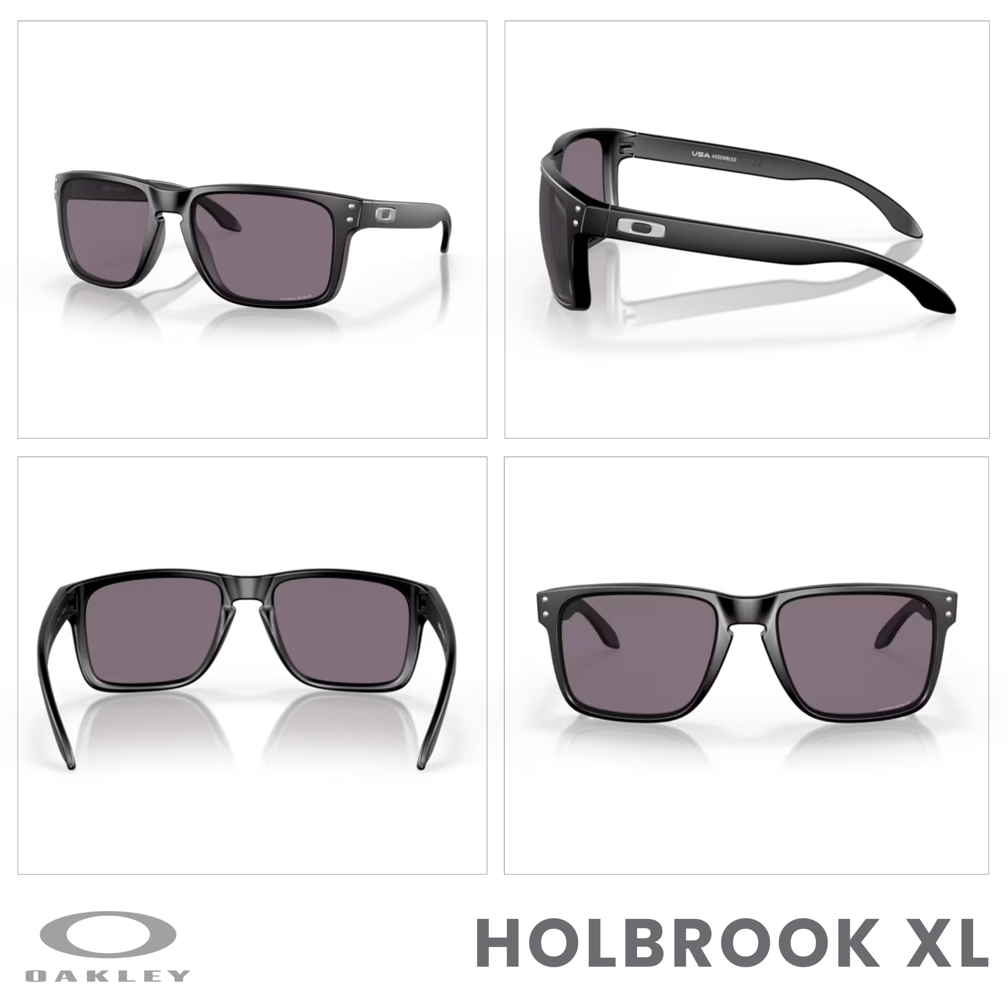 Oakley Holbrook XL OO9417 Square Sunglasses For Men+ BUNDLE Leash +Designer iWear Care Kit