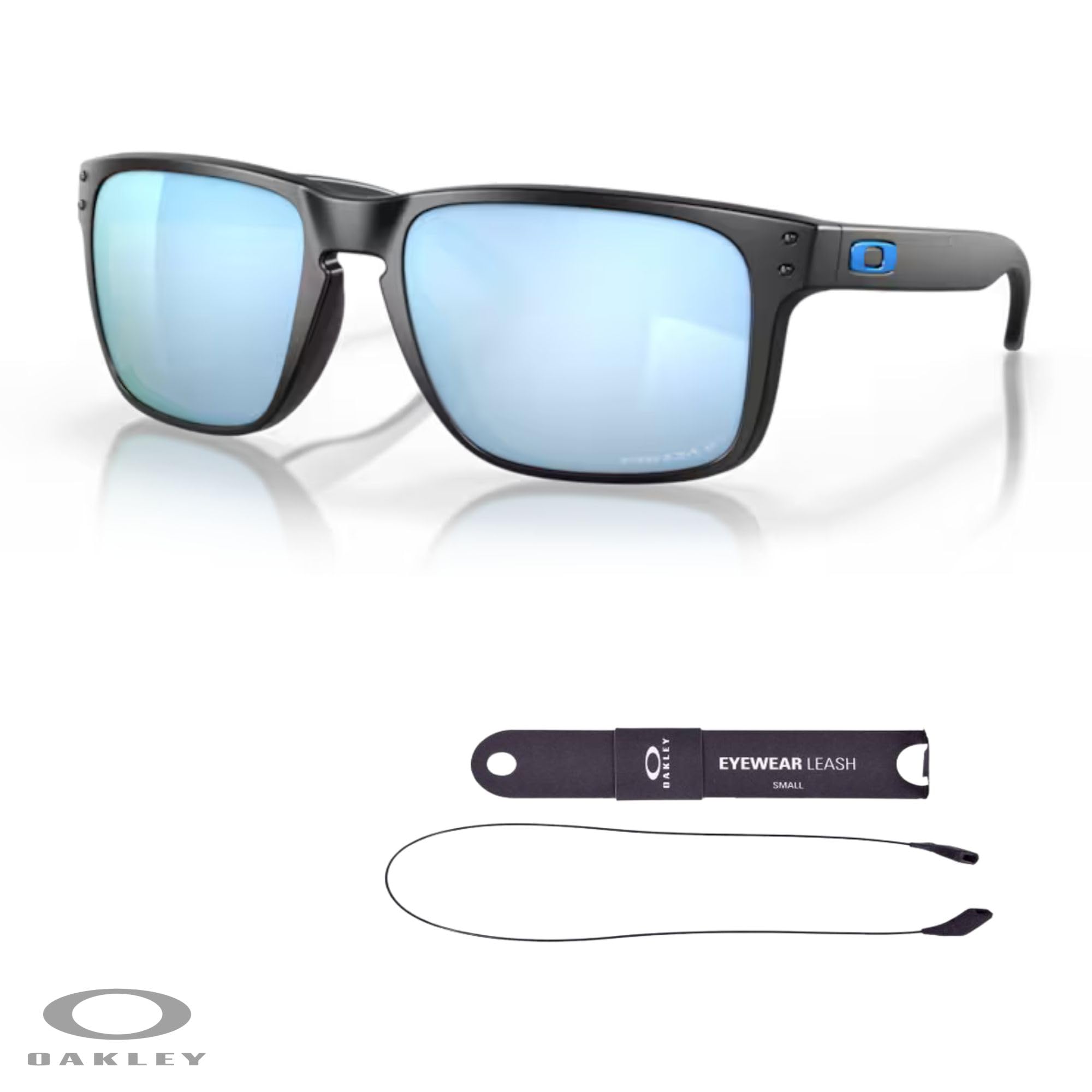 Oakley Holbrook XL OO9417 Square Sunglasses For Men+ BUNDLE Leash +Designer iWear Care Kit