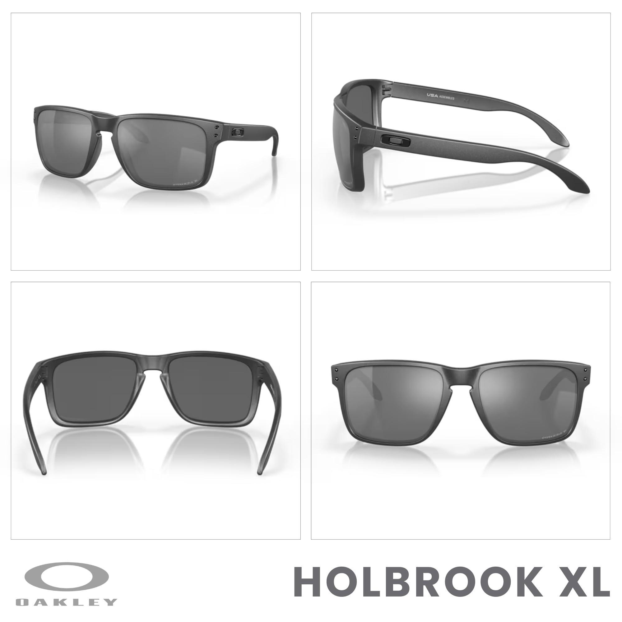Oakley Holbrook XL OO9417 Square Sunglasses For Men+ BUNDLE Leash +Designer iWear Care Kit