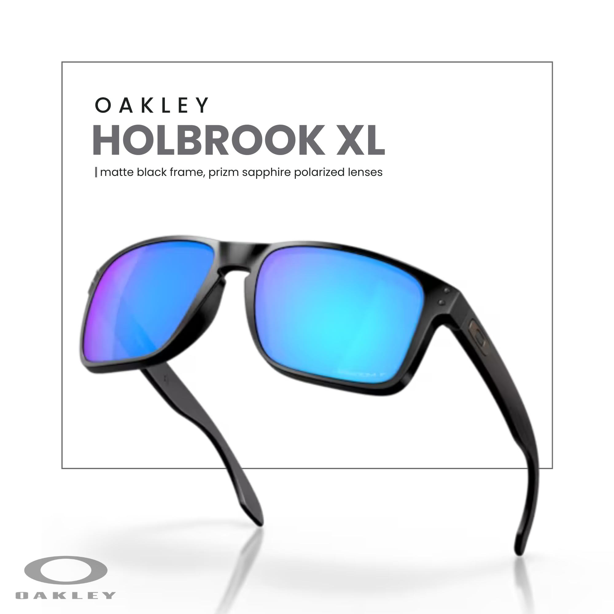 Oakley Holbrook XL OO9417 Square Sunglasses For Men+ BUNDLE Leash +Designer iWear Care Kit