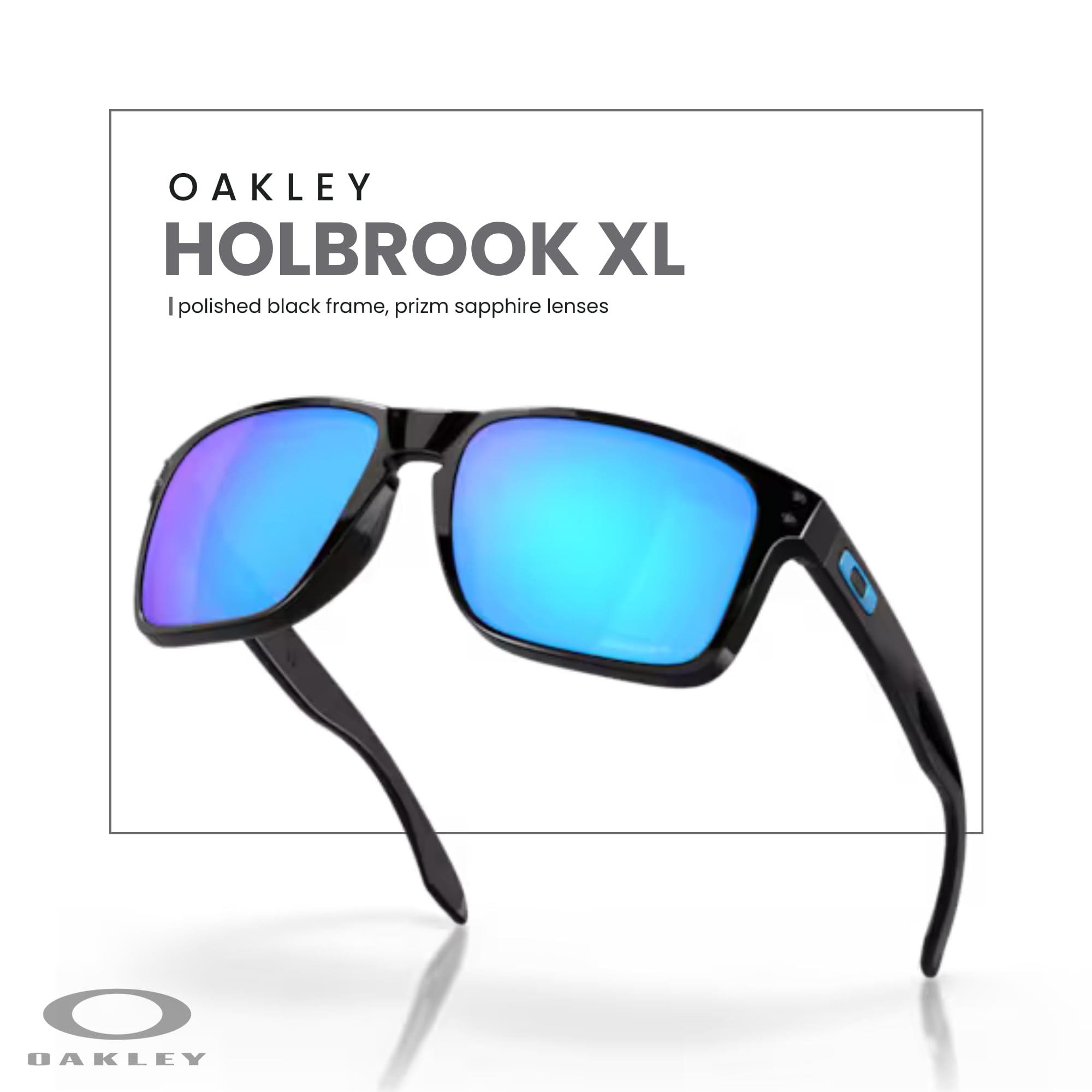 Oakley Holbrook XL OO9417 Square Sunglasses For Men+ BUNDLE Leash +Designer iWear Care Kit