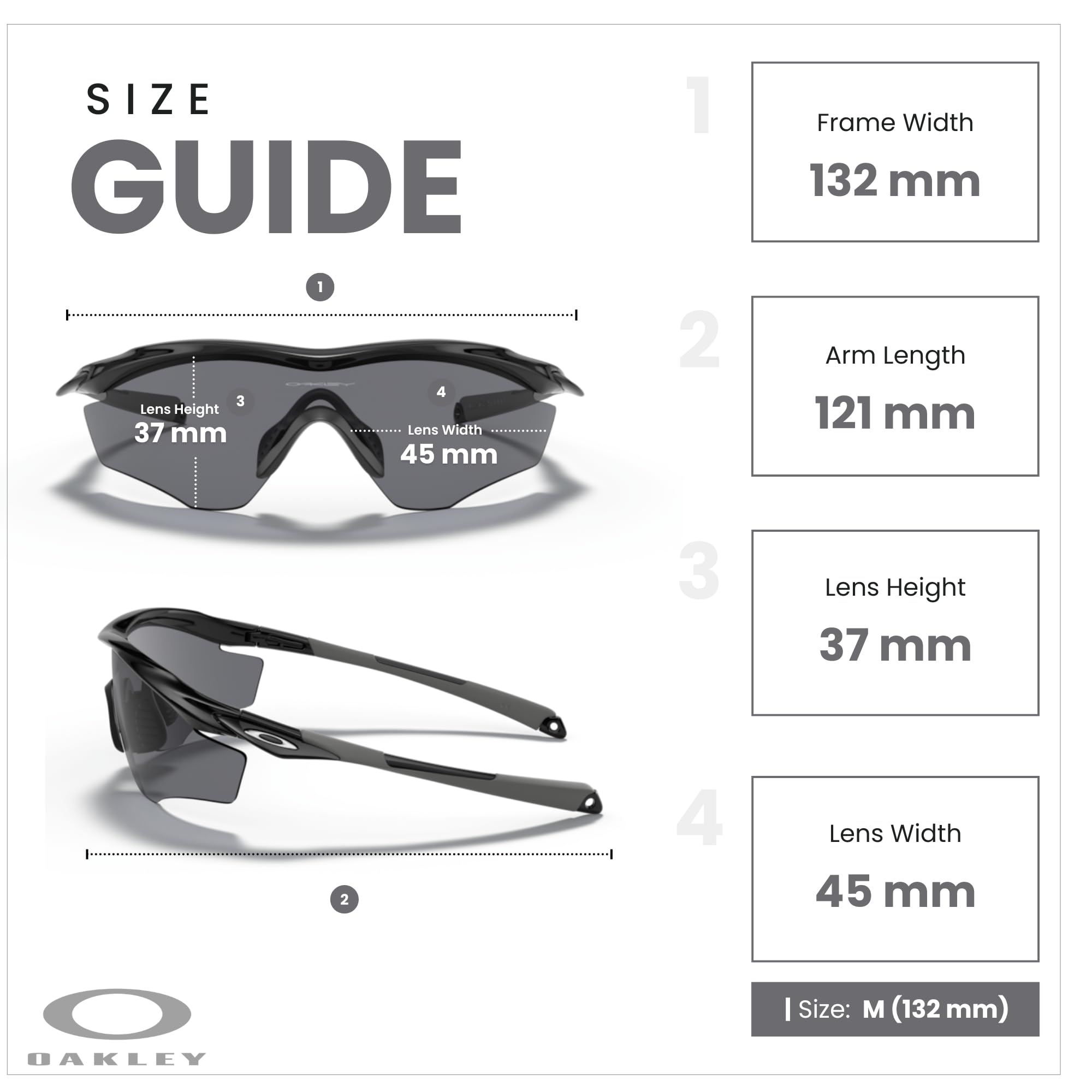 Oakley M2 Frame XL OO9343 Shield Sunglasses for Men + BUNDLE Leash +Designer iWear Care Kit