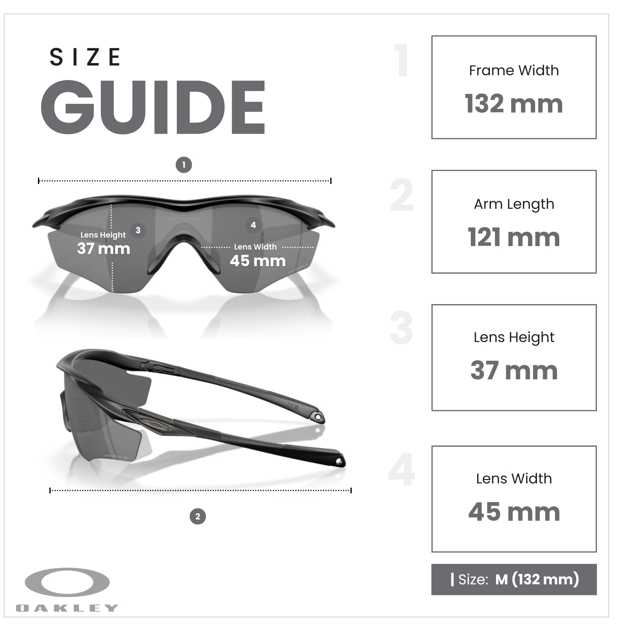 Oakley M2 Frame XL OO9343 Shield Sunglasses for Men + BUNDLE Leash +Designer iWear Care Kit