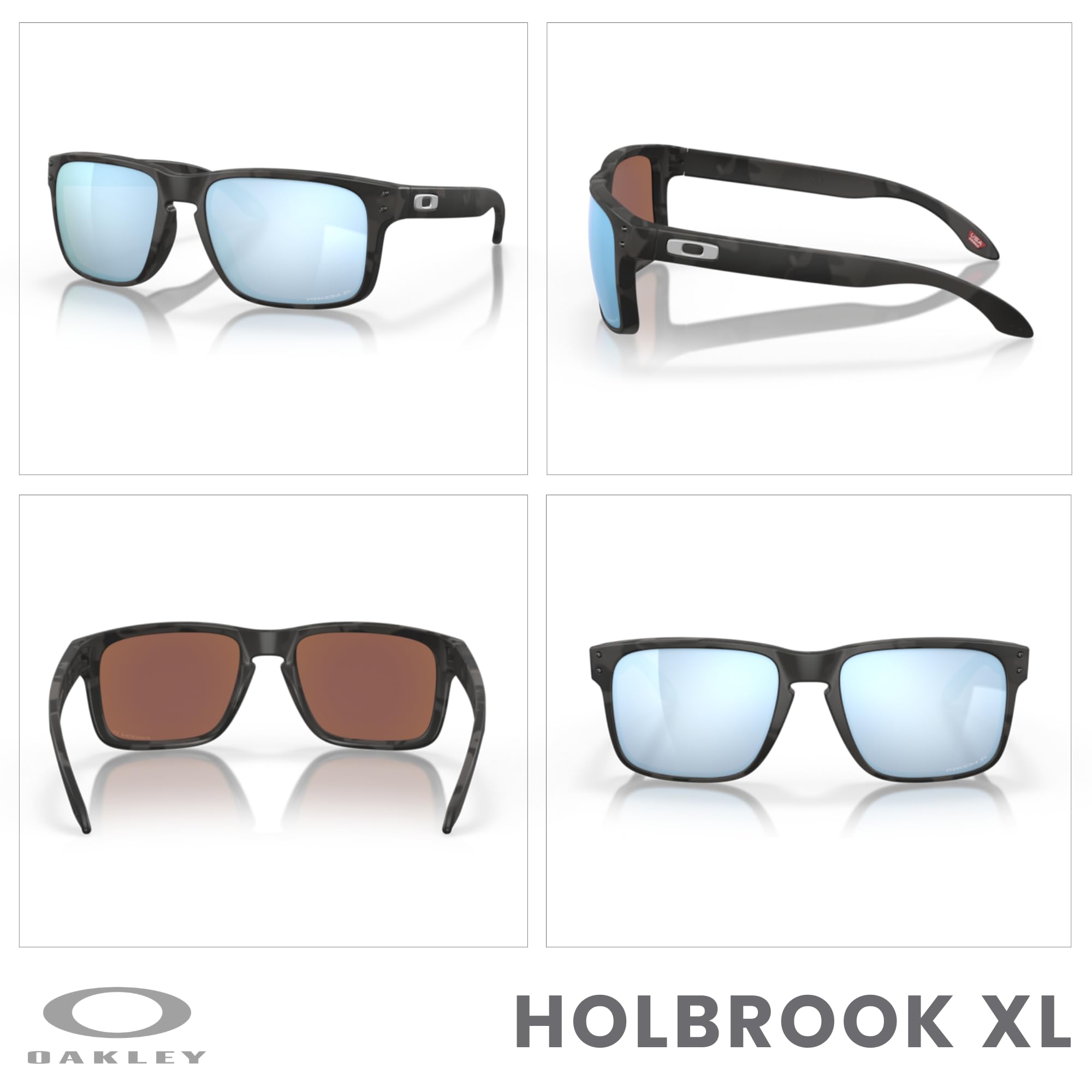 Oakley Square Wire OO4075 Rectangular Sunglasses For Men + BUNDLE Leash + Designer iWear Care Kit