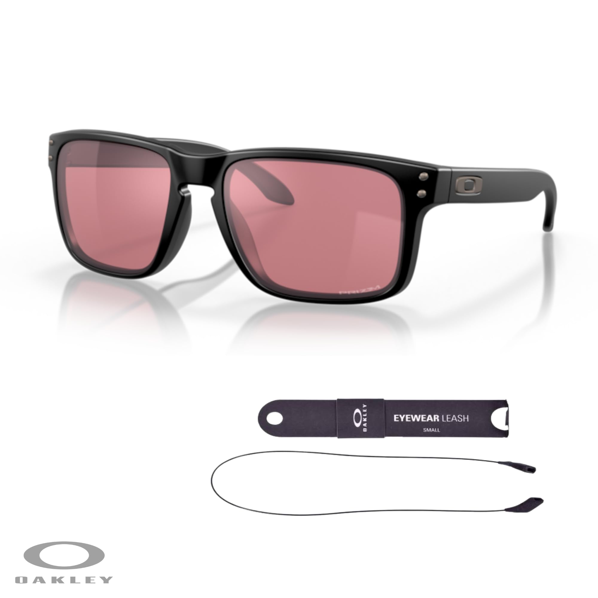 Oakley Square Wire OO4075 Rectangular Sunglasses For Men + BUNDLE Leash + Designer iWear Care Kit