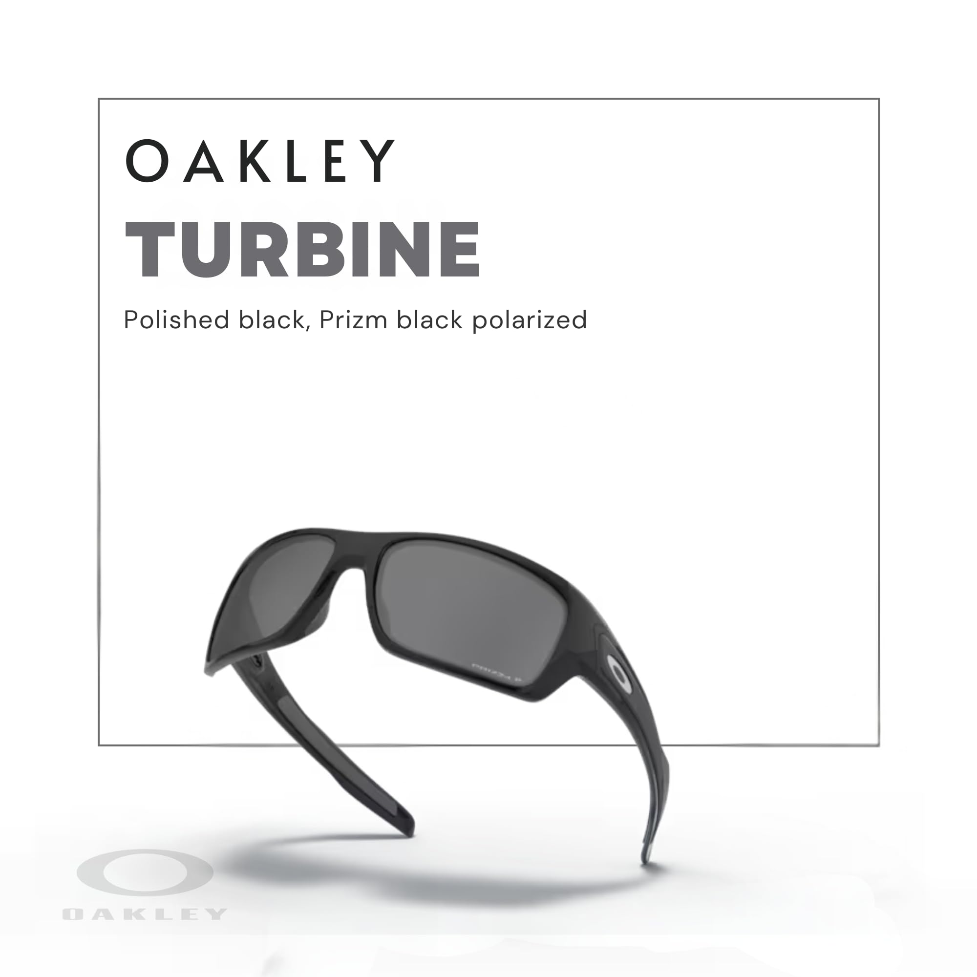 Oakley Turbine OO9263 Rectangular Sunglasses For Men+ BUNDLE Leash + BUNDLE with Designer iWear Eyewear Kit