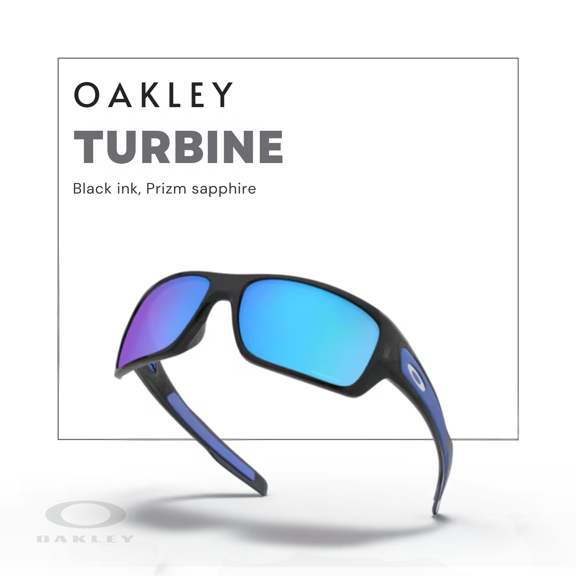 Oakley Turbine OO9263 Rectangular Sunglasses For Men+ BUNDLE Leash + BUNDLE with Designer iWear Eyewear Kit