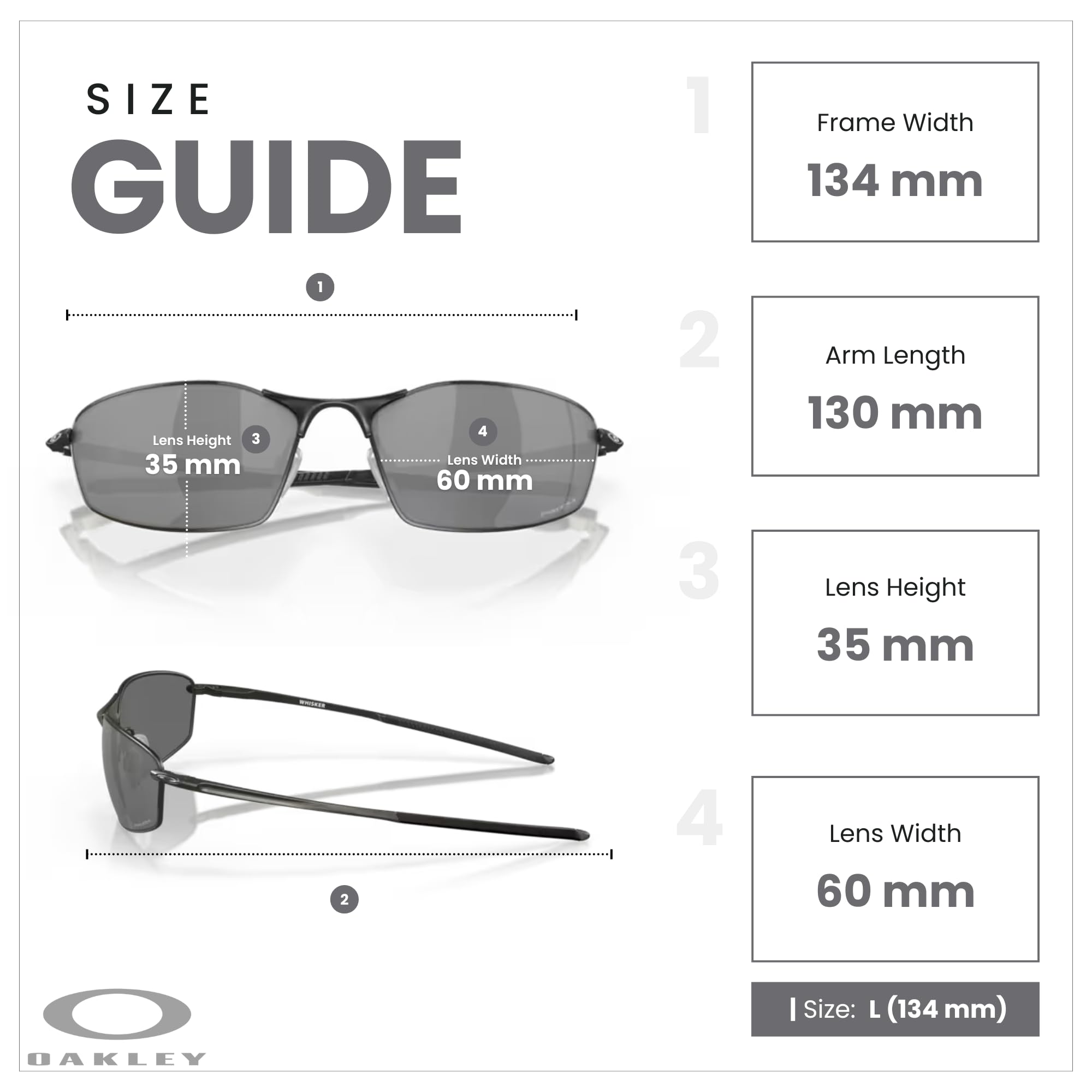 Oakley Whisker OO4141 Oval Sunglasses for Men + BUNDLE Accessory Leash + BUNDLE with Designer iWear Care Kit