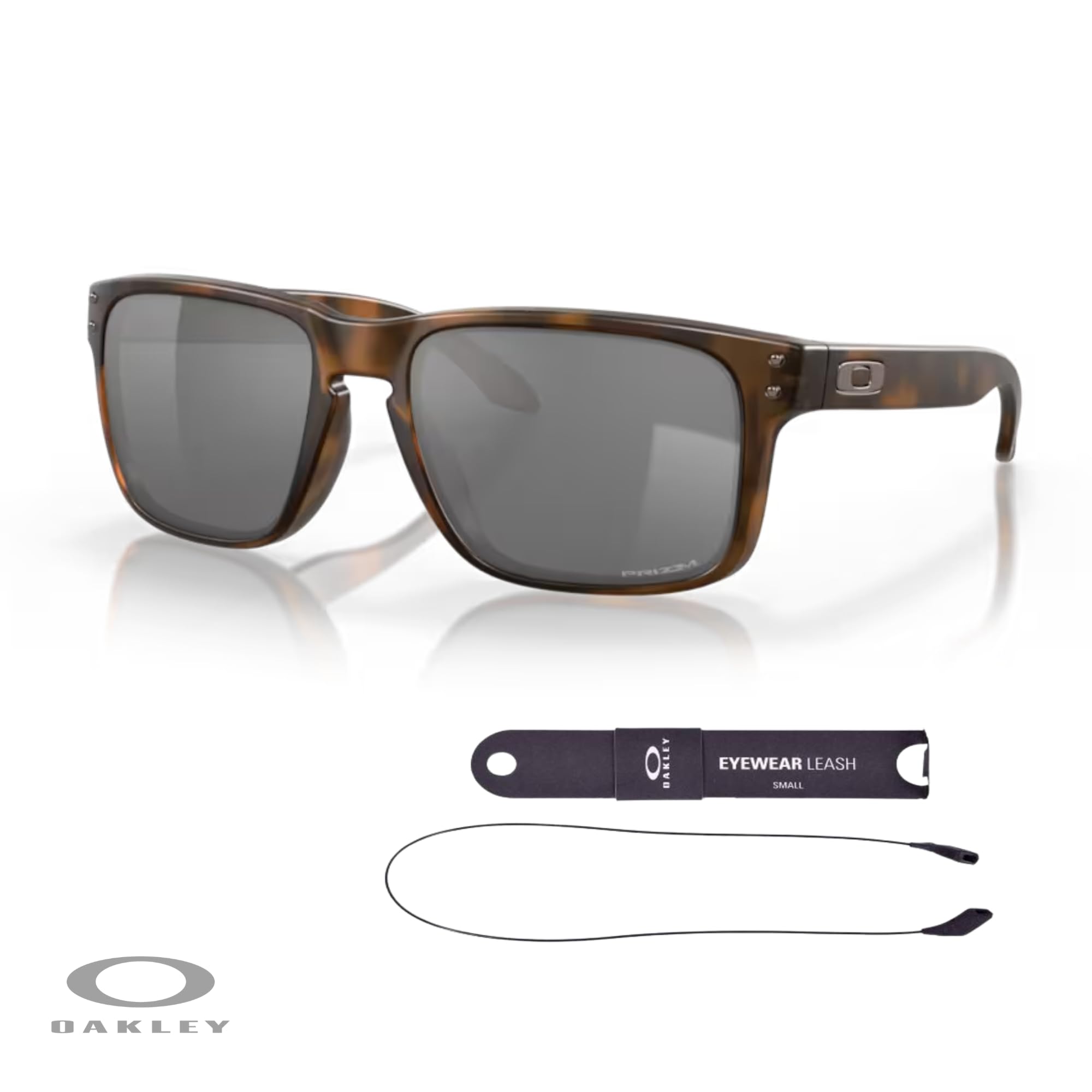 Oakley Whisker OO4141 Oval Sunglasses for Men + BUNDLE Accessory Leash + BUNDLE with Designer iWear Care Kit