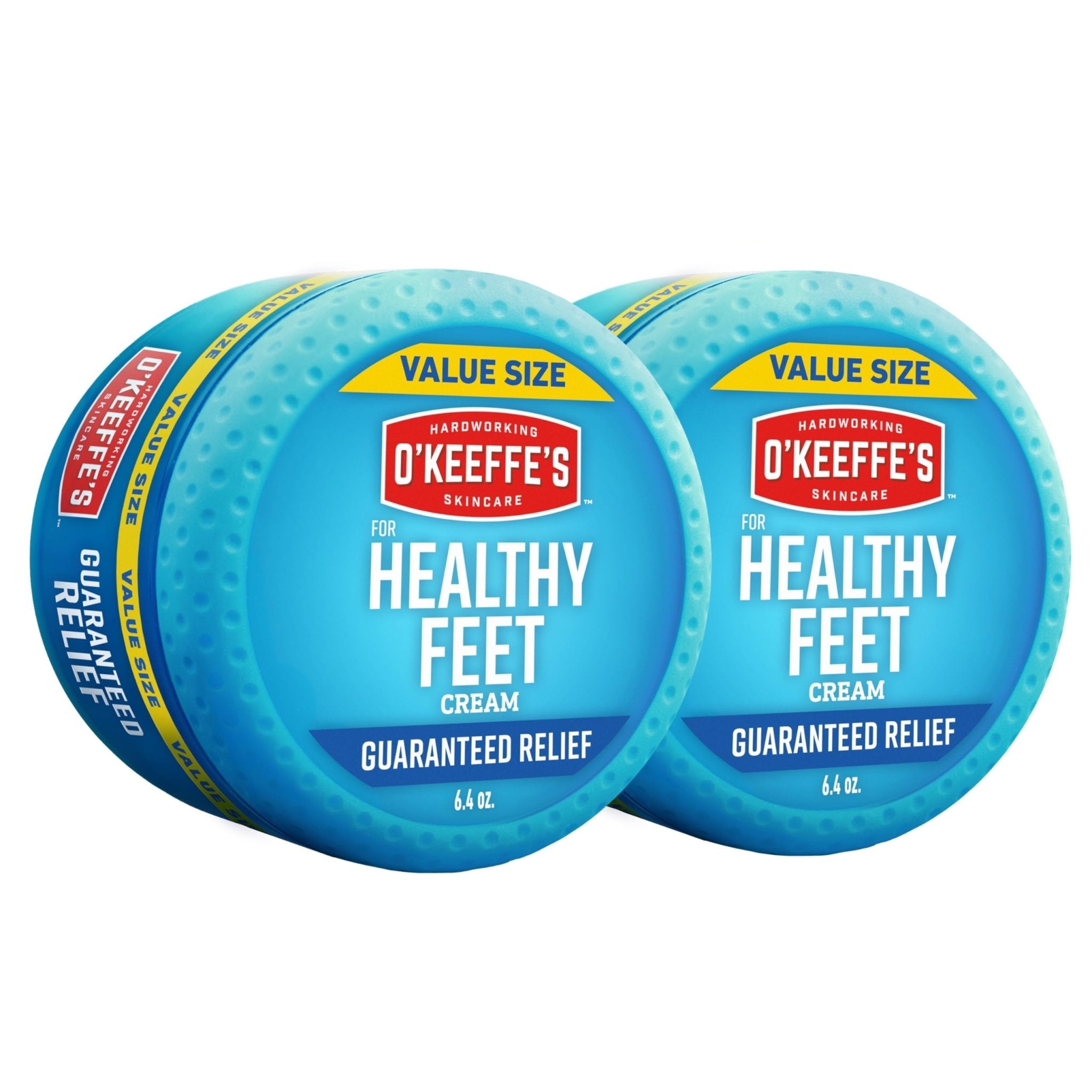 O'Keeffe's for Healthy Feet Foot Cream - 3.2 oz Jar (1 Pack) - Guaranteed Relief for Extremely Cracked, Dry Feet, Repairing Skincare, Instantly Boosts and Retains Moisture Levels