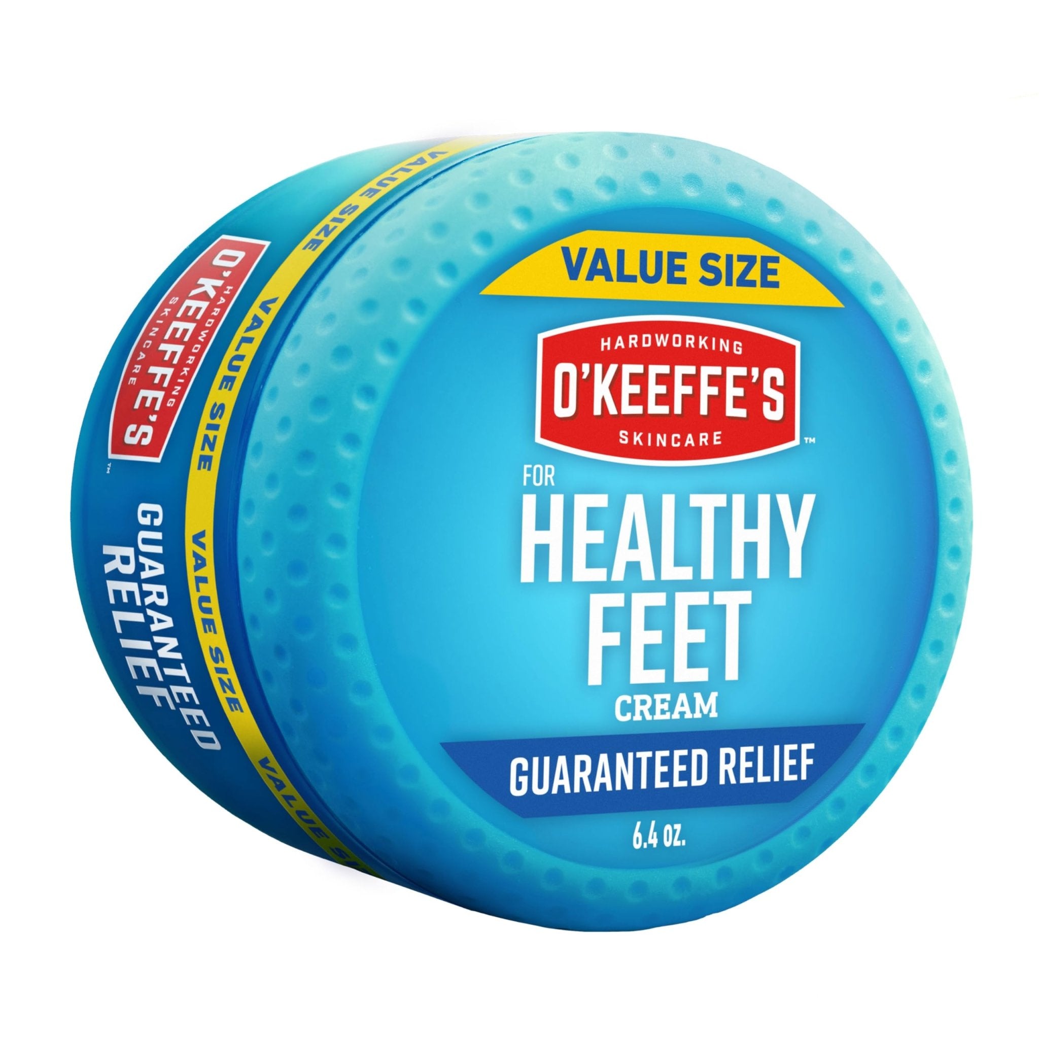O'Keeffe's for Healthy Feet Foot Cream - 3.2 oz Jar (1 Pack) - Guaranteed Relief for Extremely Cracked, Dry Feet, Repairing Skincare, Instantly Boosts and Retains Moisture Levels