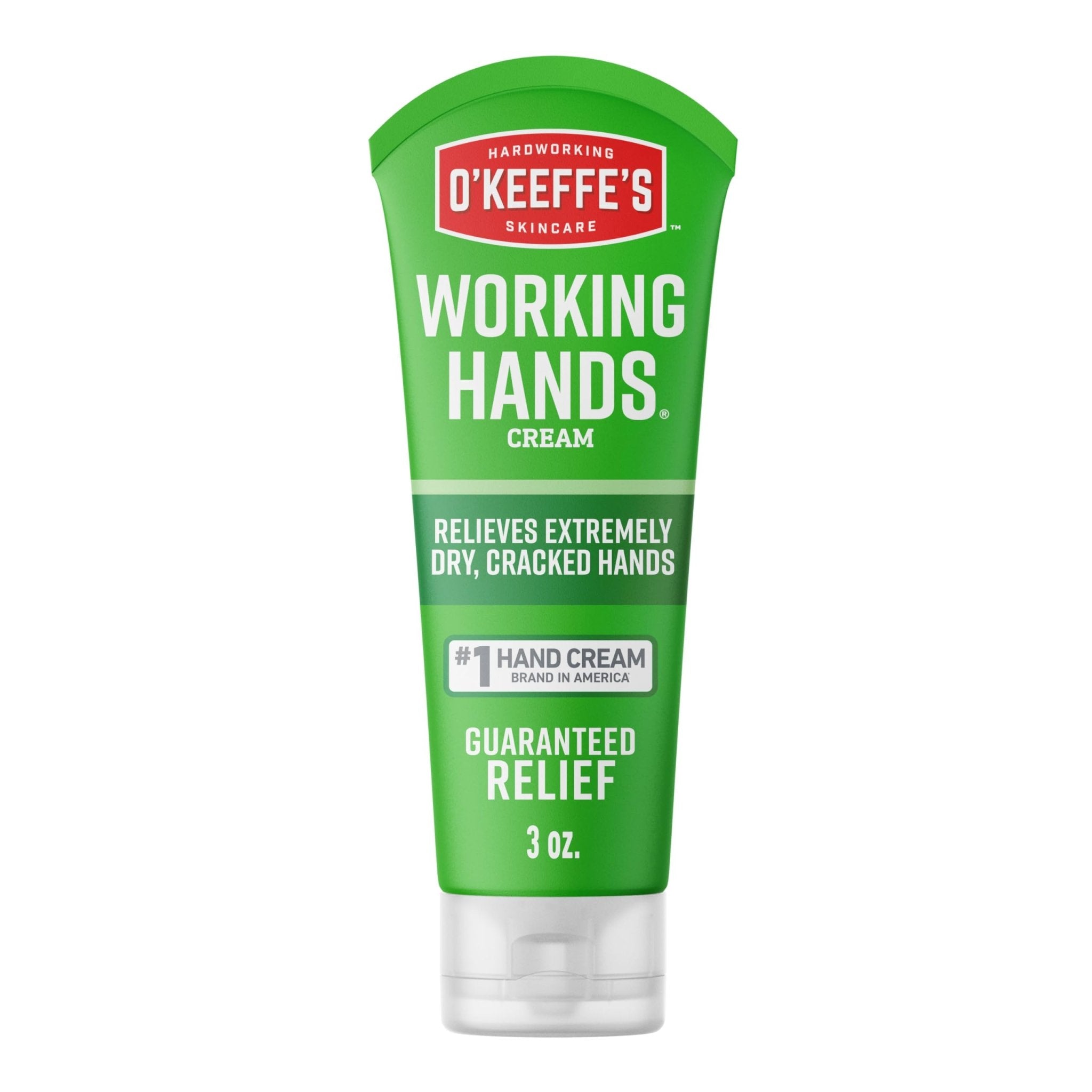 O'Keeffe's Working Hands Hand Cream for Extreme Dryness - 3 oz Tube (2 Pack) - Repairing Skincare for Cracked, Dry Hands