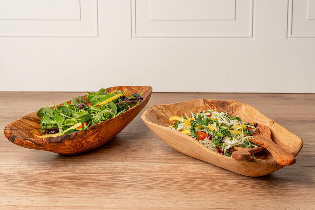 Italian Olivewood Root Salad Bowl by Verve Culture