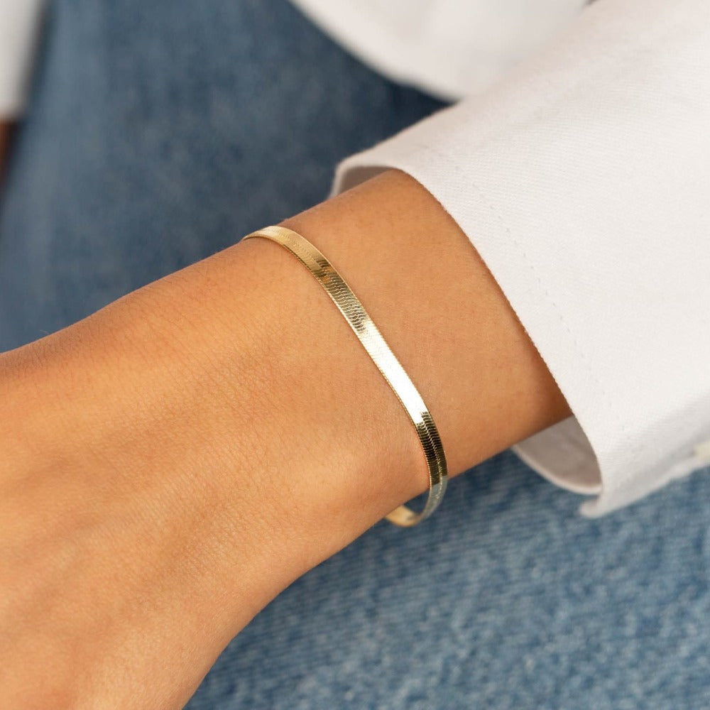  Herringbone Bracelet - Adina's Jewels